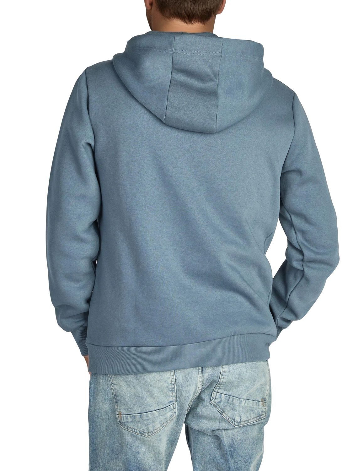 DENIMFY Kapuzenpullover Herren Hoodie DFIvo Regular Fit Longsleeve Sweatshirt mit Kängurutasche