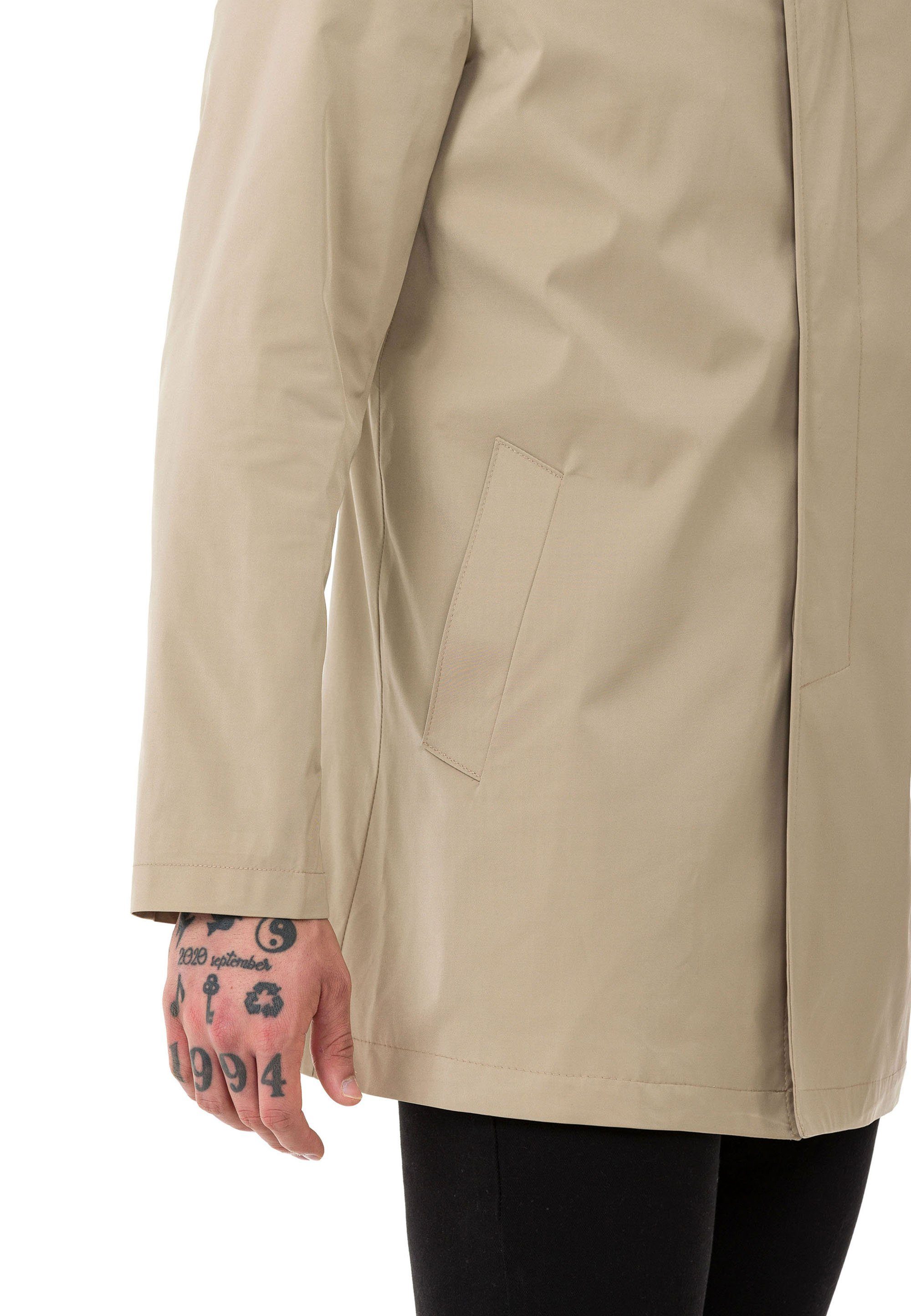 RedBridge Kurzmantel Red Bridge Herren Mantel Trenchcoat Jacke Premium Qual günstig online kaufen