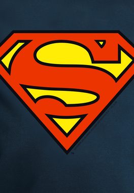LOGOSHIRT Kapuzensweatshirt DC - Superman Logo Clean mit coolem Print
