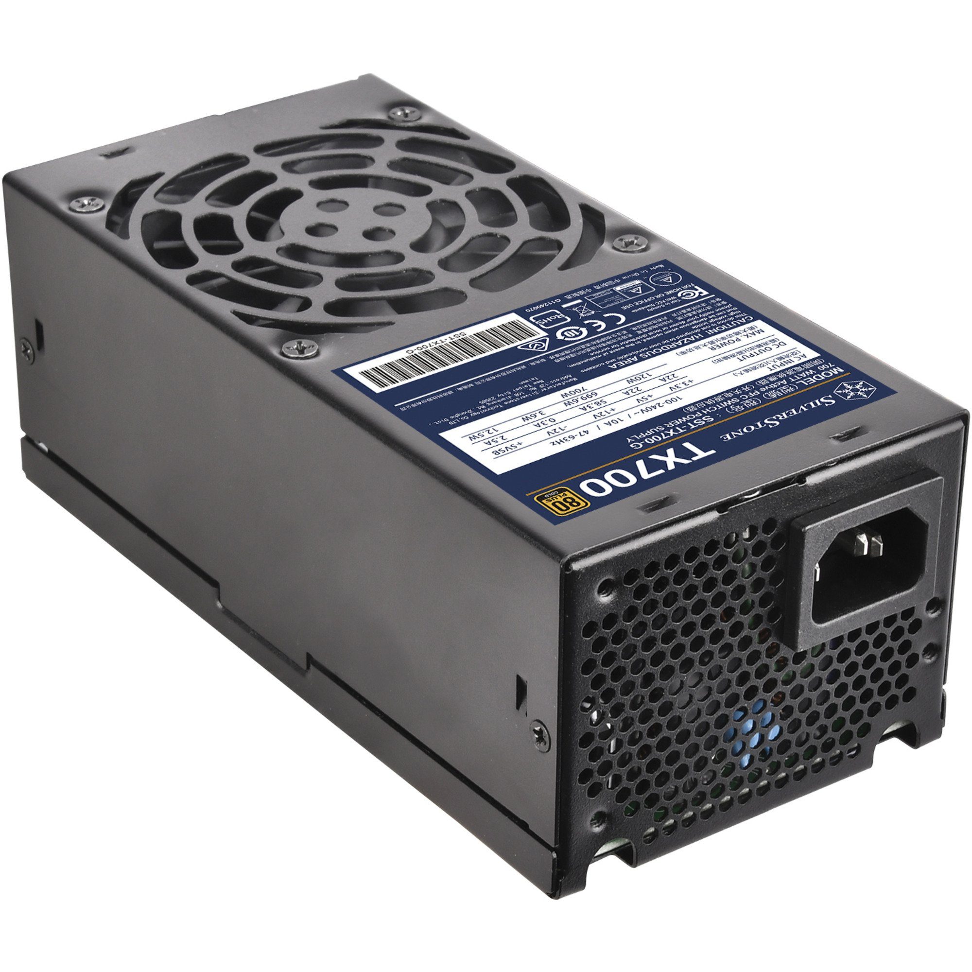 Silverstone SilverStone SST-TX700-G 700W, PC-Netzteil, (2x PC-Netzteil (80 PLUS Gold)