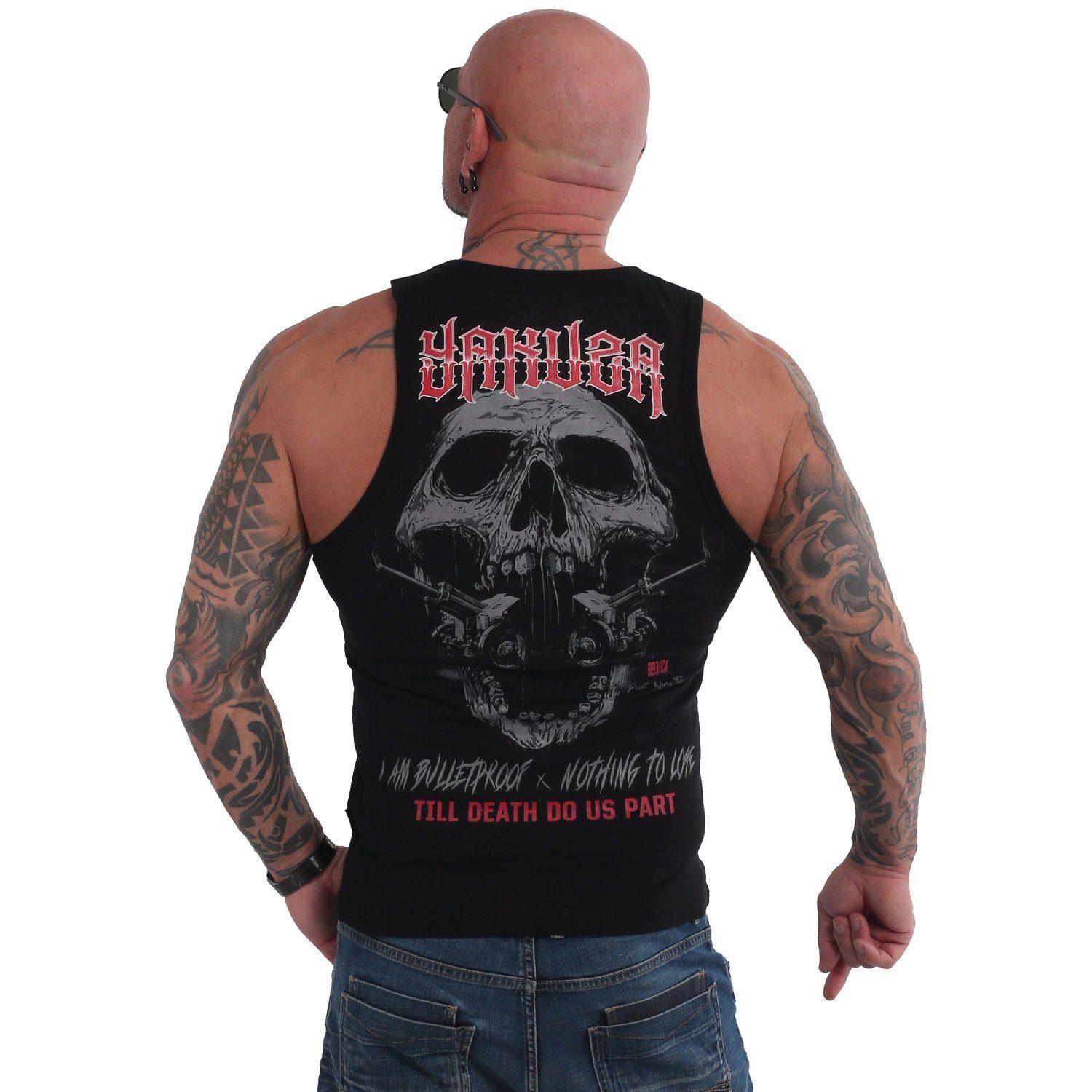 Muskelshirt YAKUZA Bulletproof schwarz