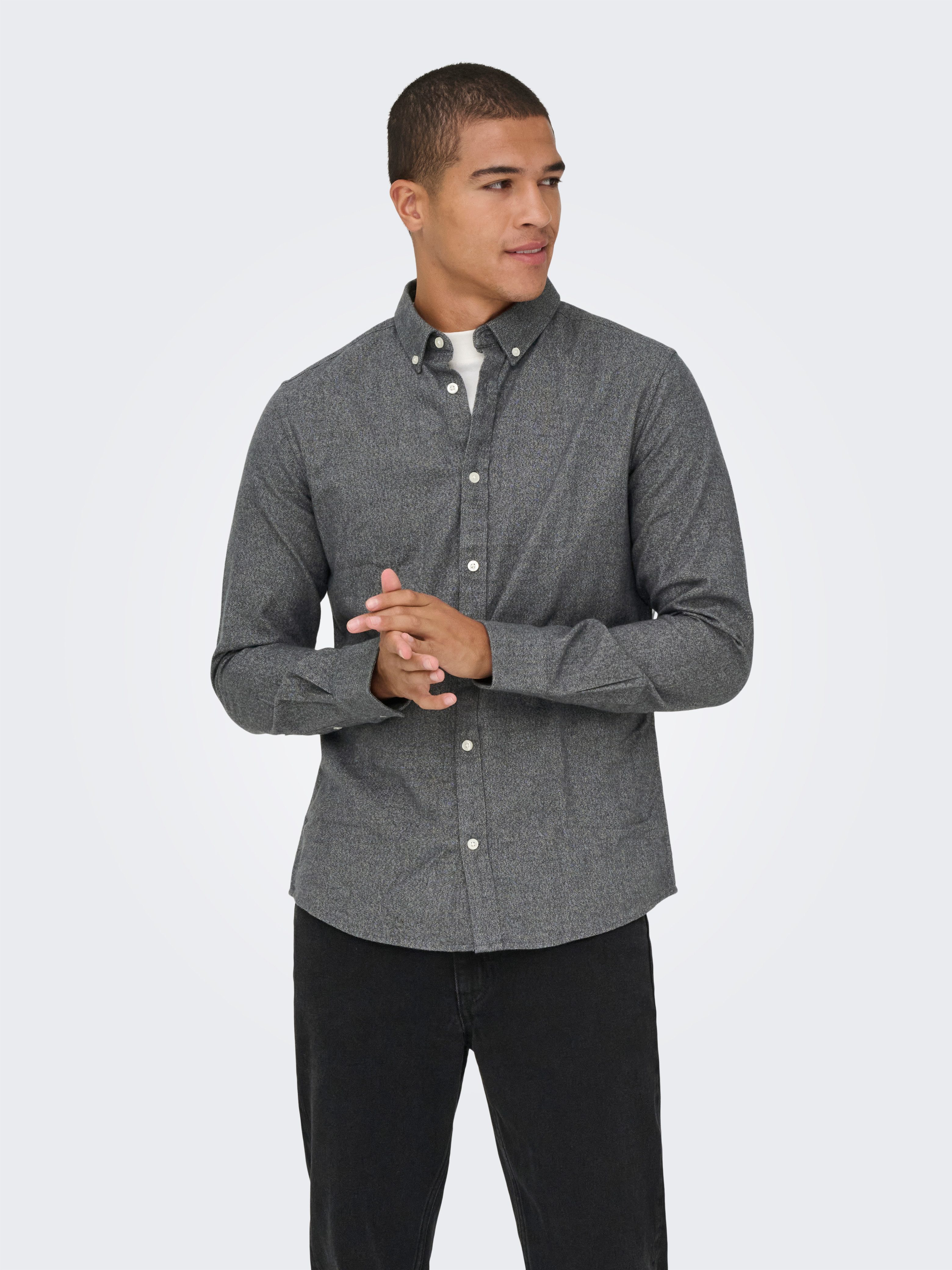 ONLY & SONS Langarmhemd ONSNIKOLA LS günstig online kaufen