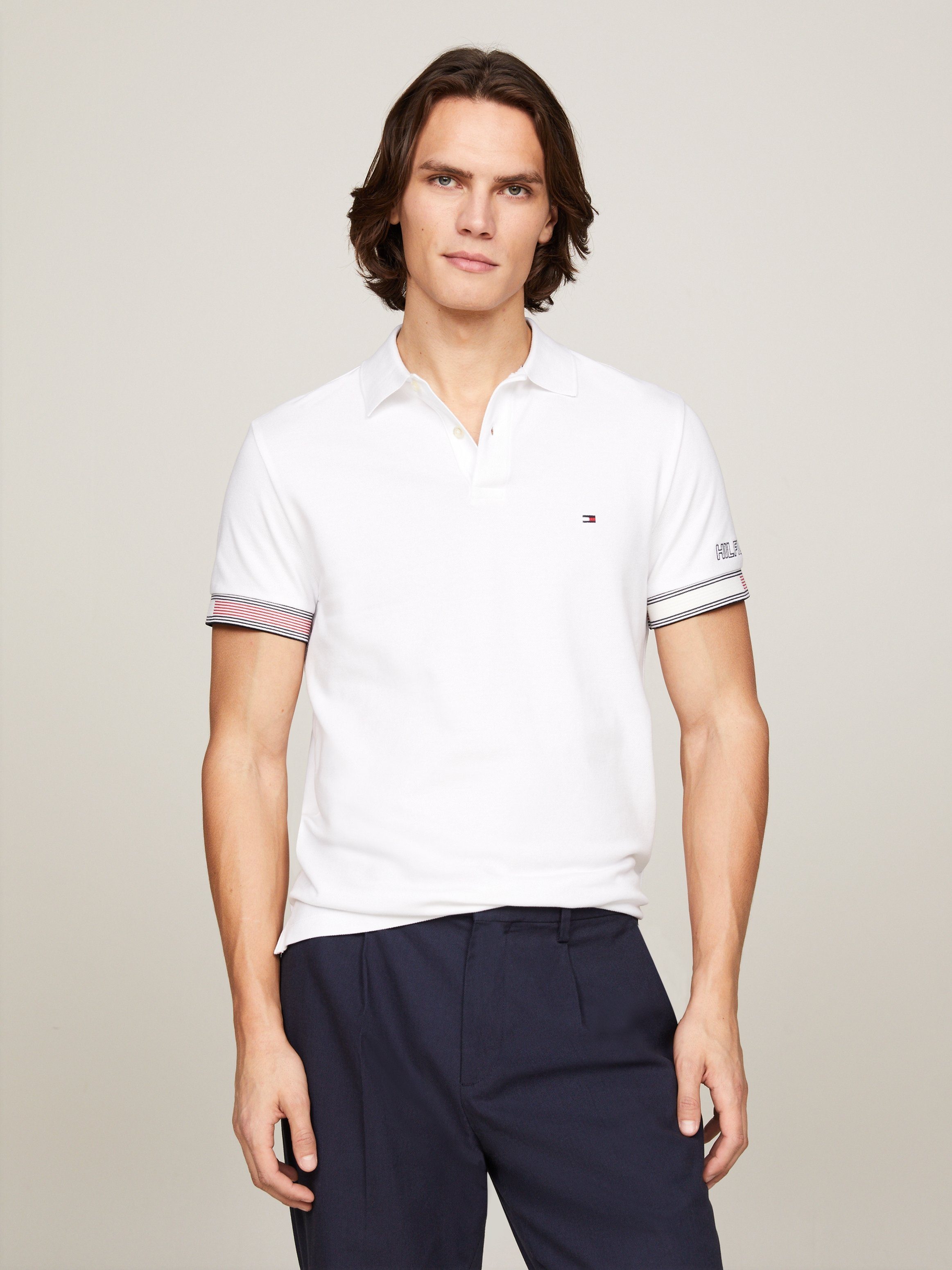 Tommy Hilfiger Poloshirt FLAG CUFF SLIM günstig online kaufen