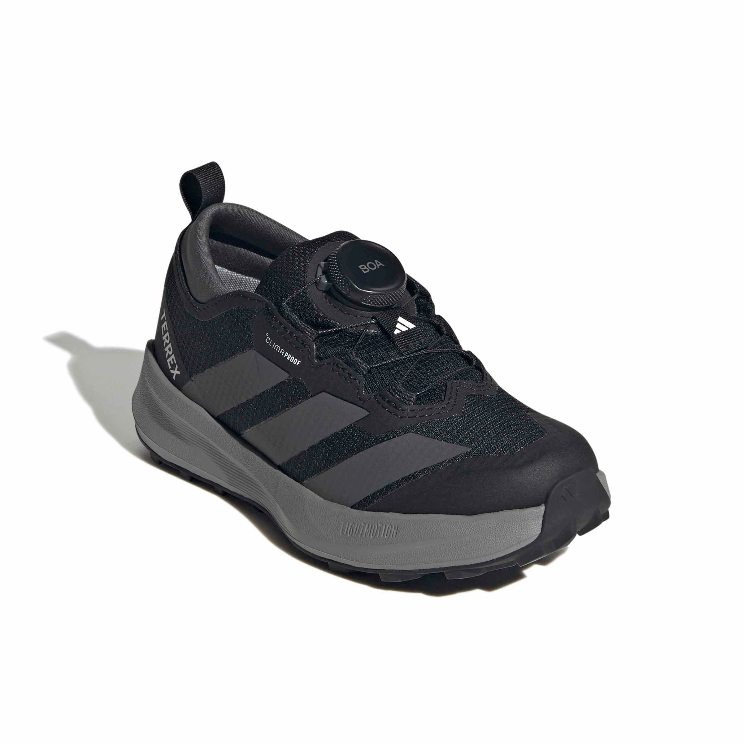 adidas Performance Terrex Agravic Boa 2026 (BOA-Schnürsystem) schwarz/graphitegrau Kinder Laufschuh