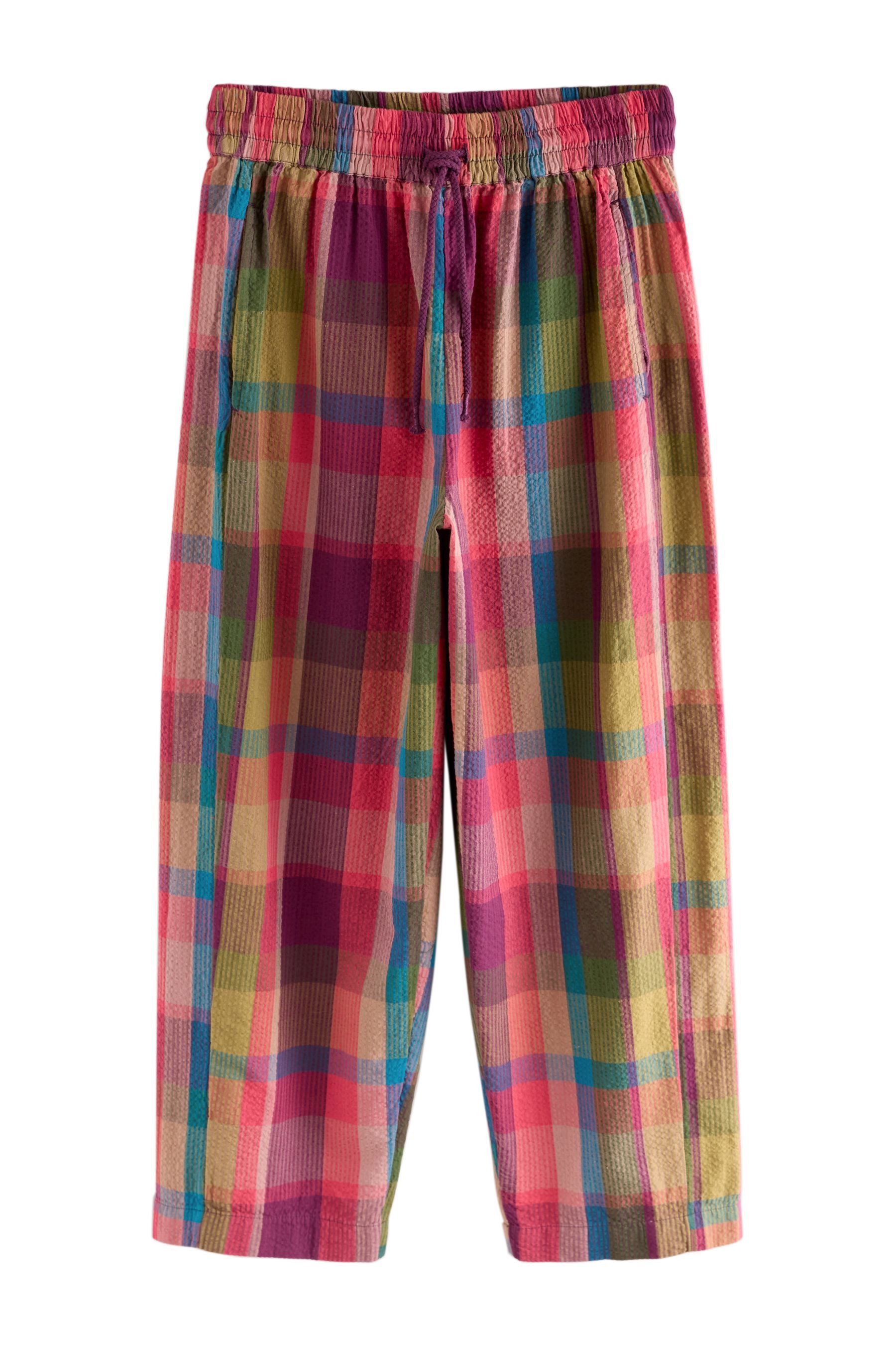 Next Cordschlupfhose Barrel Hose mit strukturiertem günstig online kaufen