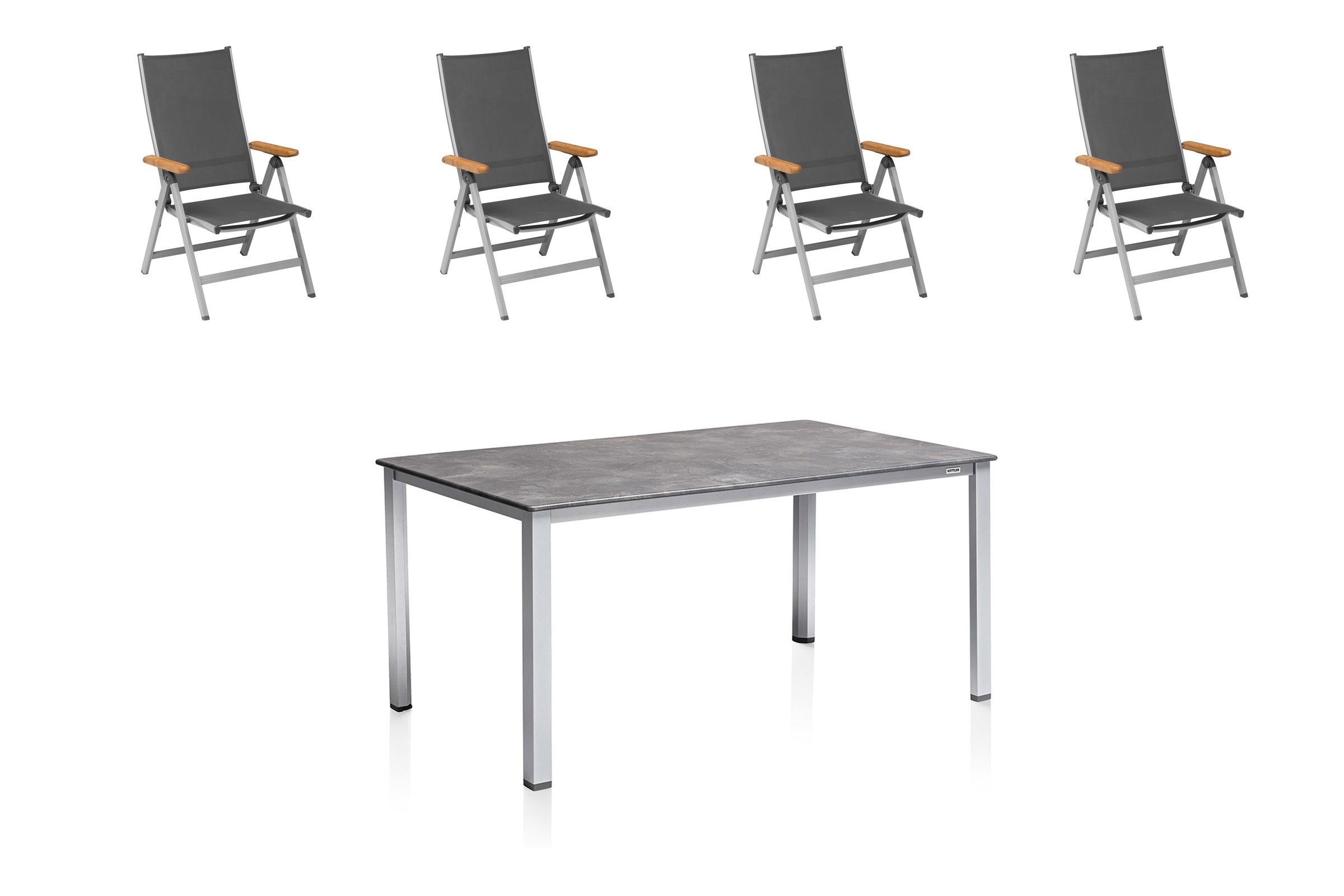 KETTLER GartenEssgruppe Cubic, Tischplatte aus KETTALIT