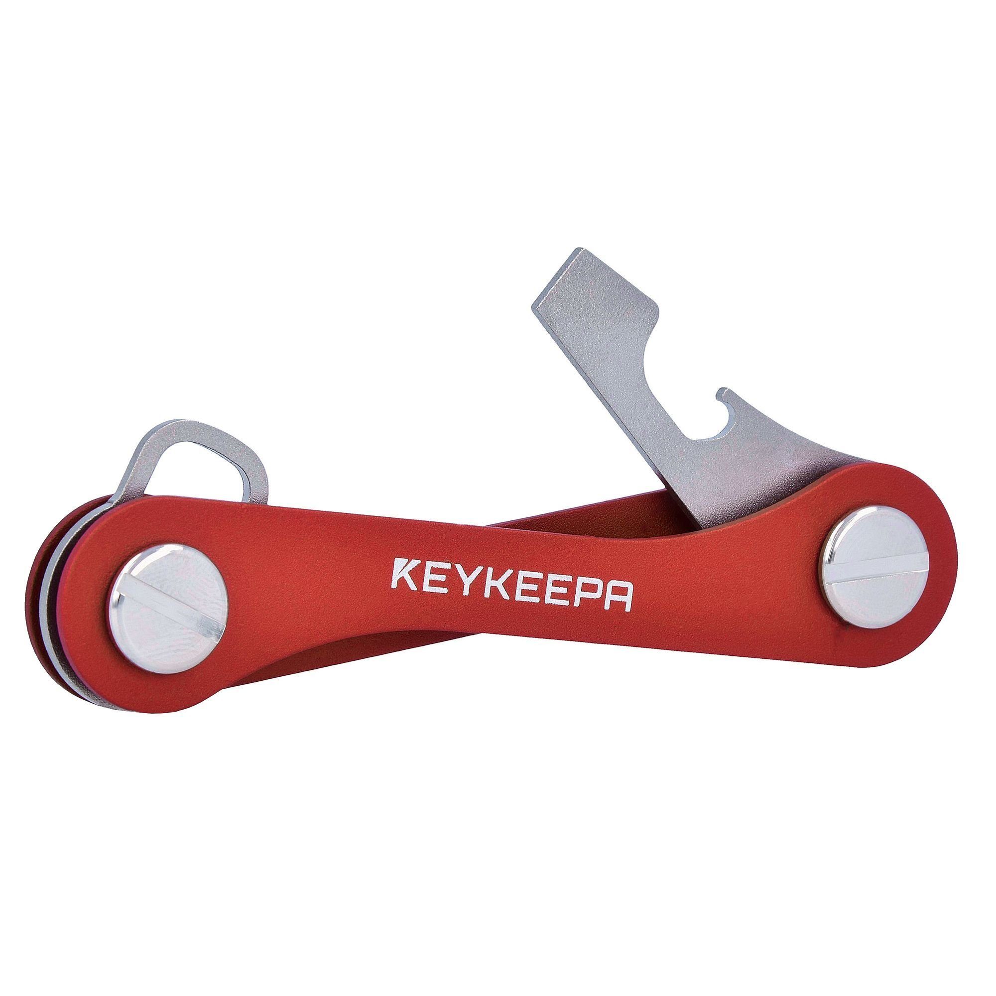 Schlüsseltasche Aluminium Classic, Keykeepa red