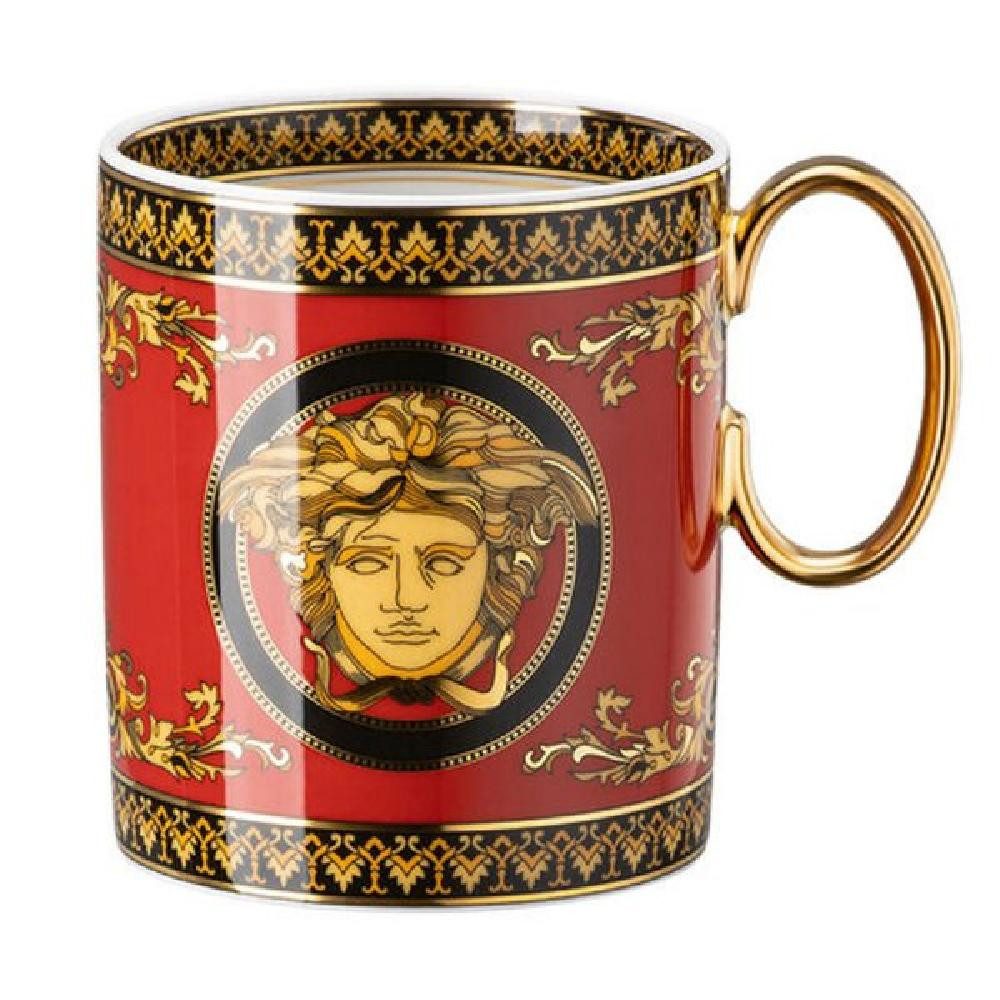 Versace Tasse by Rosenthal Henkelbecher Medusa Rot