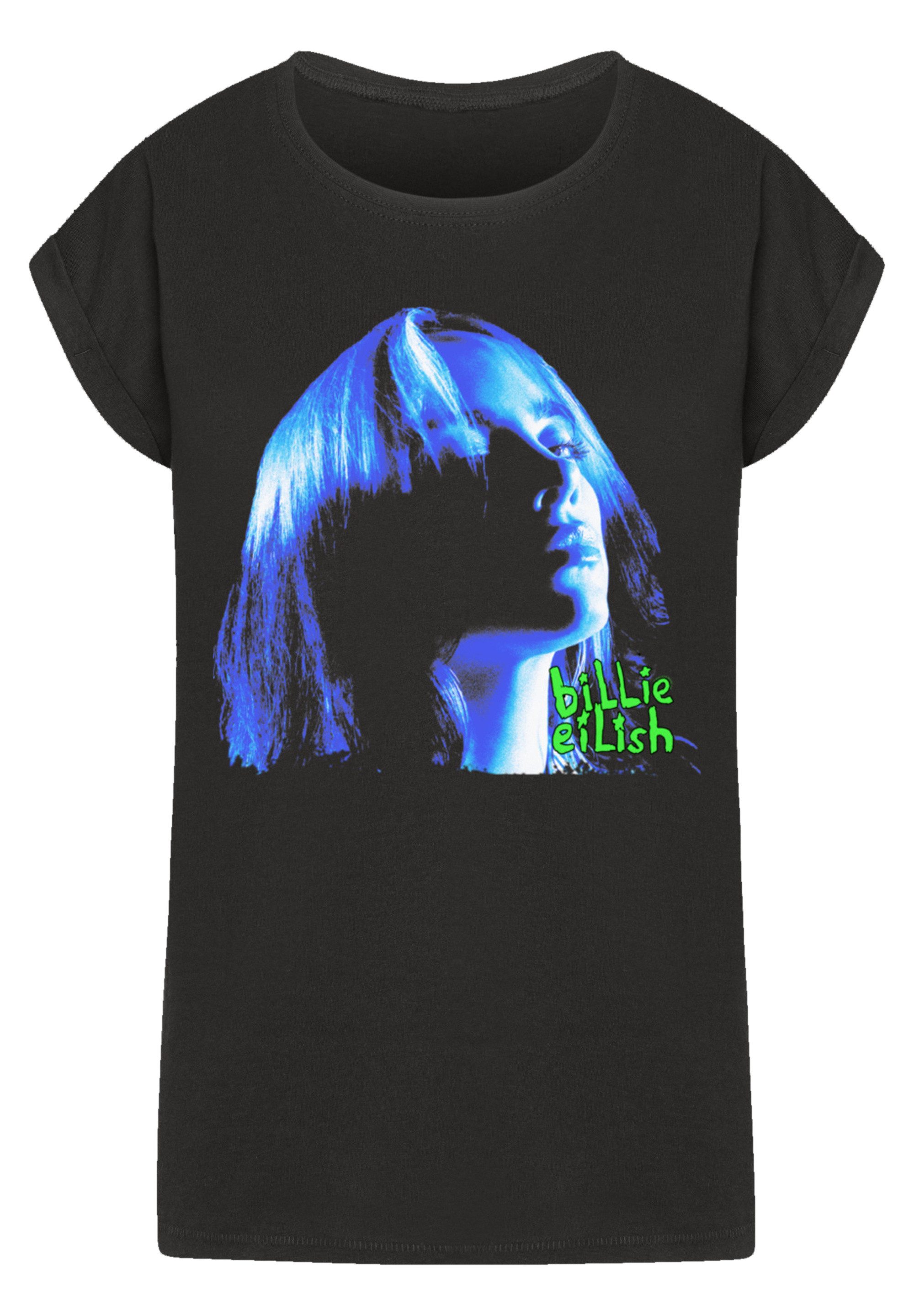 F4NT4STIC T-Shirt Billie Eilish Blue Face günstig online kaufen