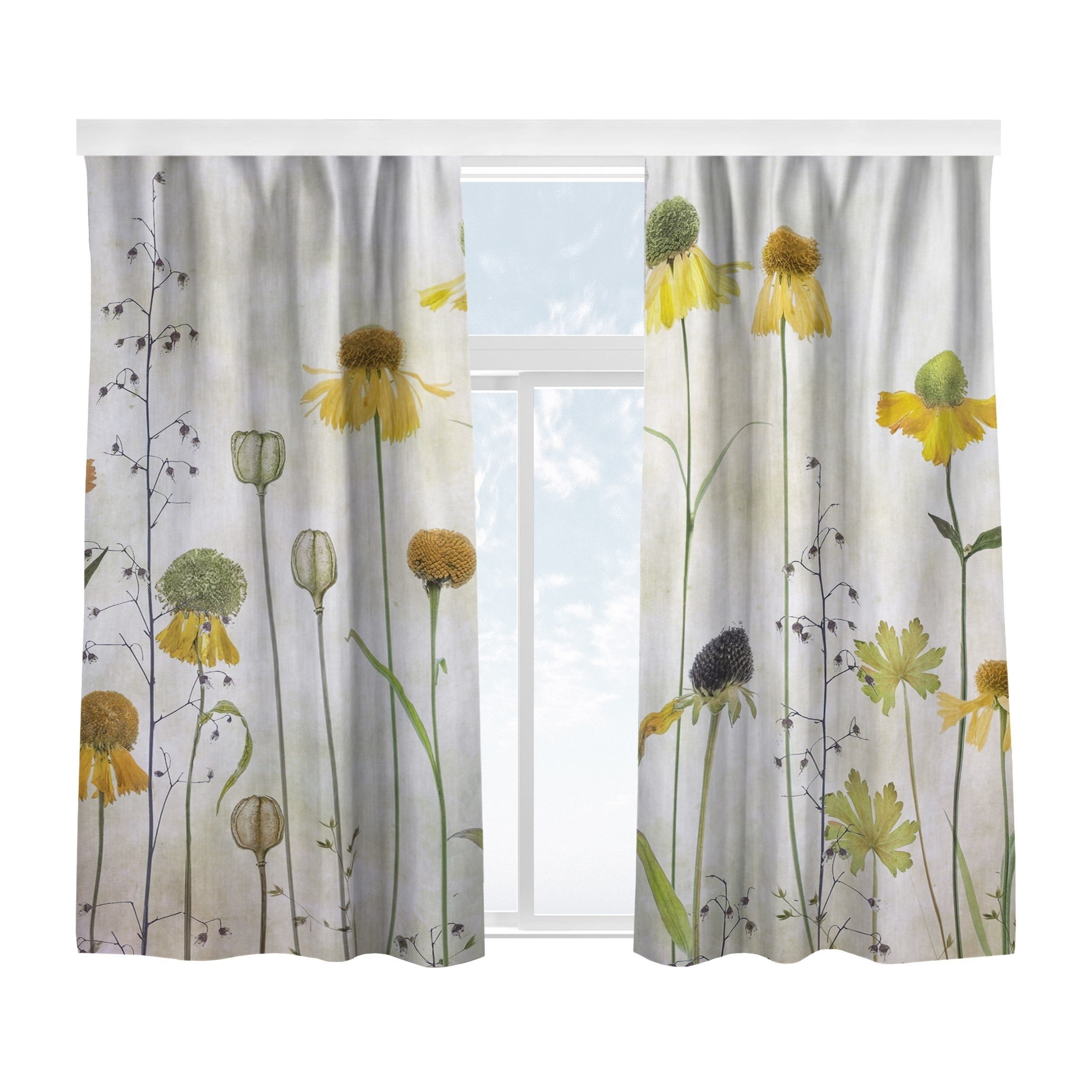 Bilderdepot24 Vorhang Gardine Natur Tropisch Zarte günstig online kaufen