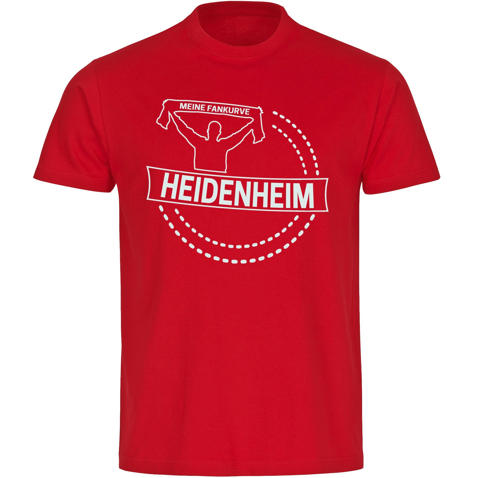 multifanshop T-Shirt Kinder Heidenheim - Meine Fankurve - Boy Girl