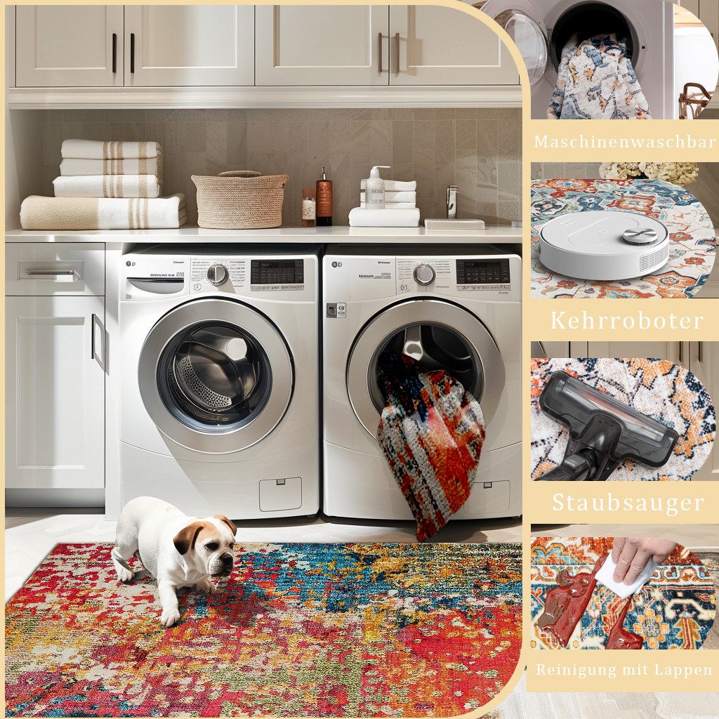 Celya Teppich Rechteckiger Teppich Wohnzimmer,Höhe:5,3 mm,Kurzflor-Wohnzimm günstig online kaufen