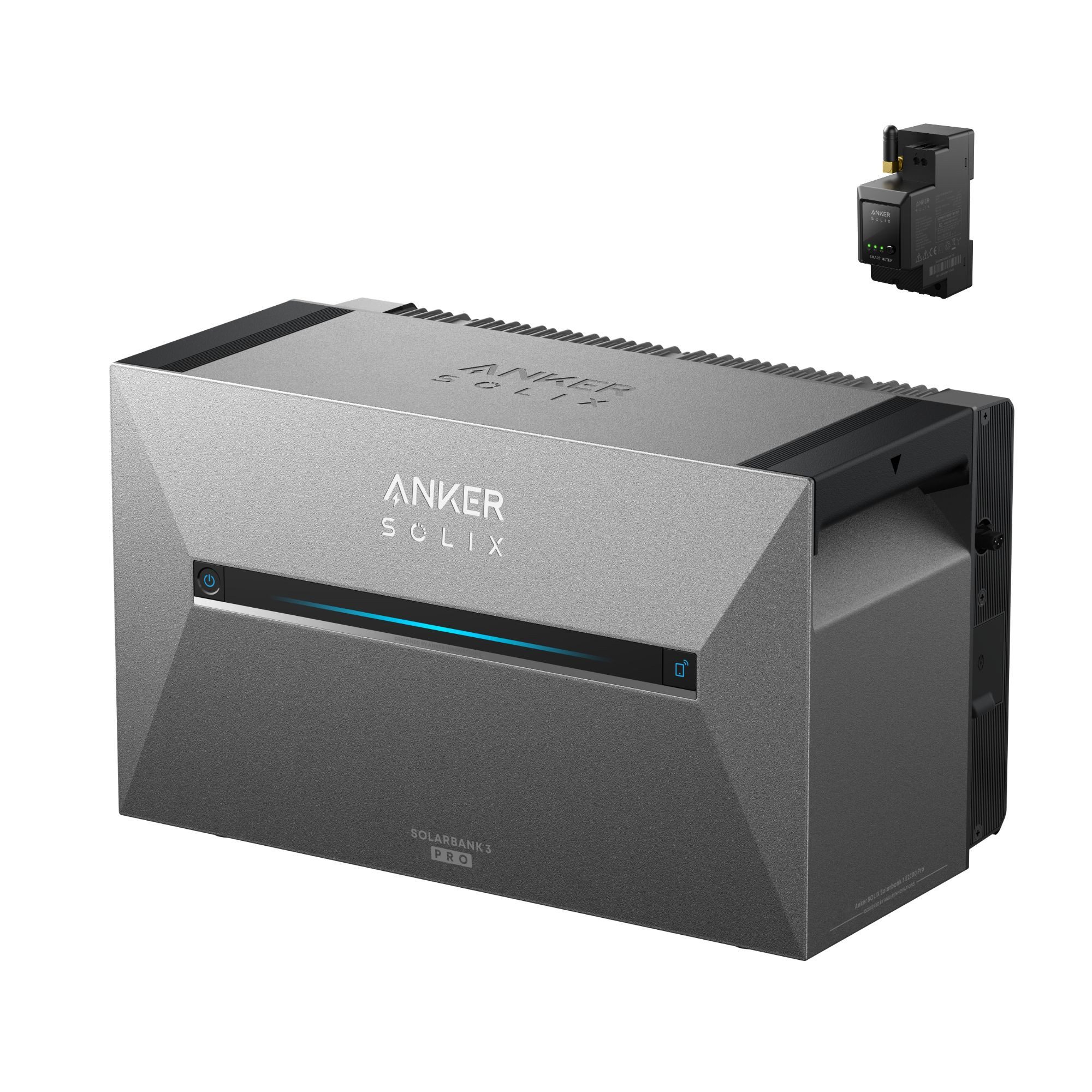 Anker Balkonkraftwerk Anker SOLIX Solarbank 3 E2700 Pro Speicher für Balkonkraftwerk, 1800 W, (Speicher mit integriertem Wechselrichter, All-in-One Stromspeicher 2,668kWh), KI-optimiertes Balkonkraftwerk mit Speicher - dynamische Überwachung