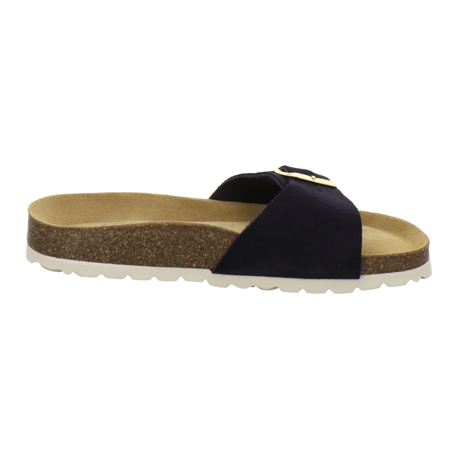 AFS-Schuhe 211244 Sommer Pantolette für Damen mit Fußbett, bequeme Sandalen aus Leder