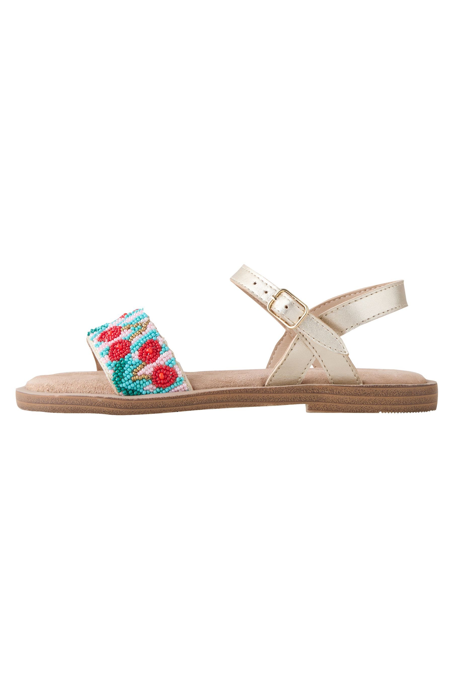 Next Ledersandalen mit Perlen Sandale (1-tlg)