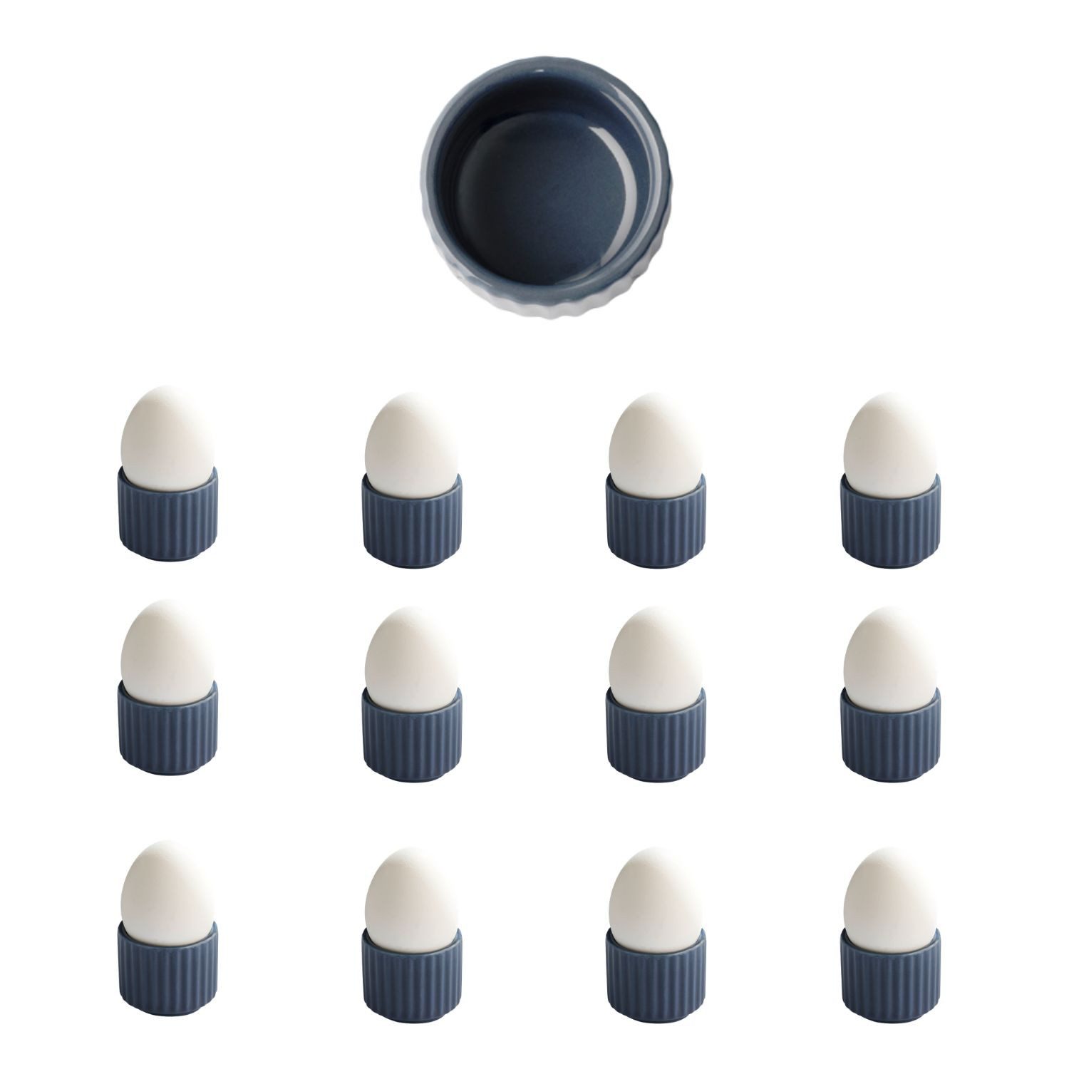 APS Schale THE GRID, Porzellan, (Set, 12-tlg), Porzellan, Farbe sand, stapelbar