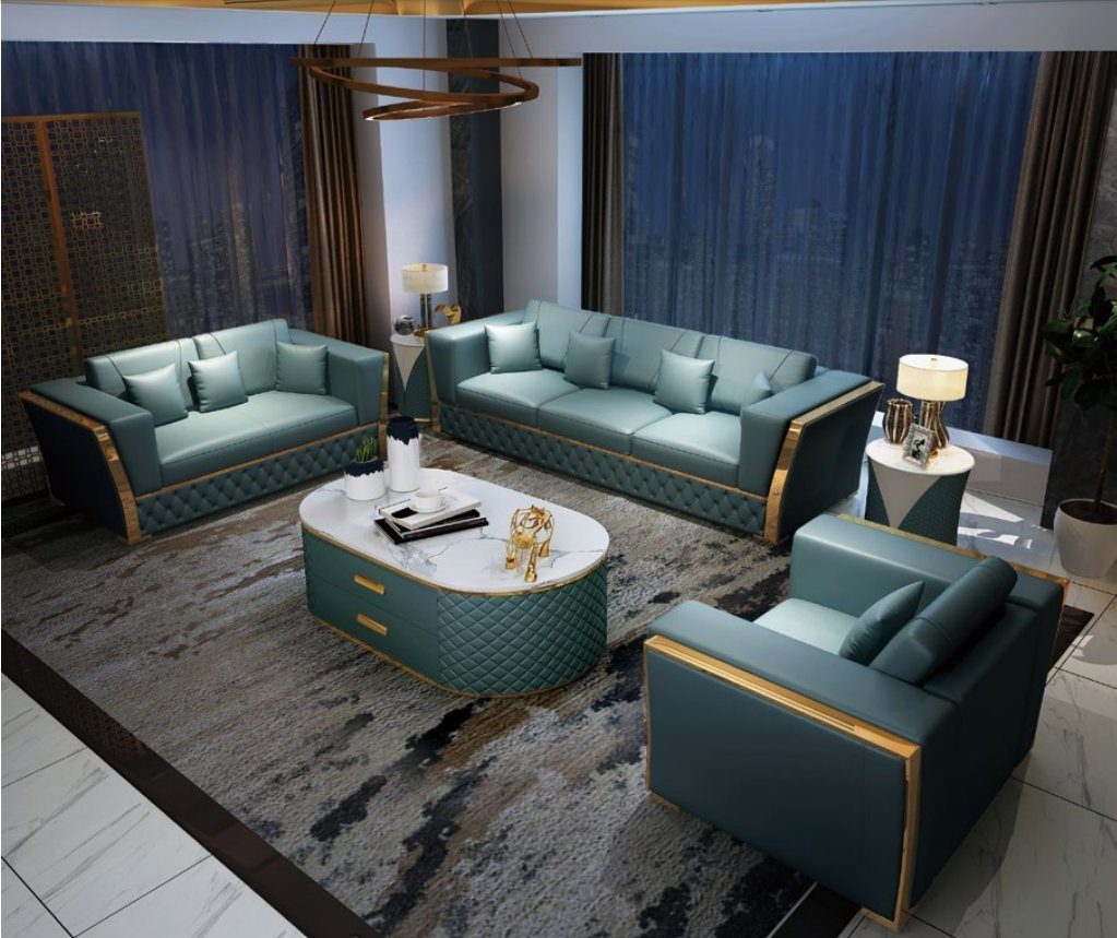 JVmoebel Sofa Sofagarnitur Couch Garnitur 3+2+1 Designersofa Design Couch Sitzgruppe, Made in Europe