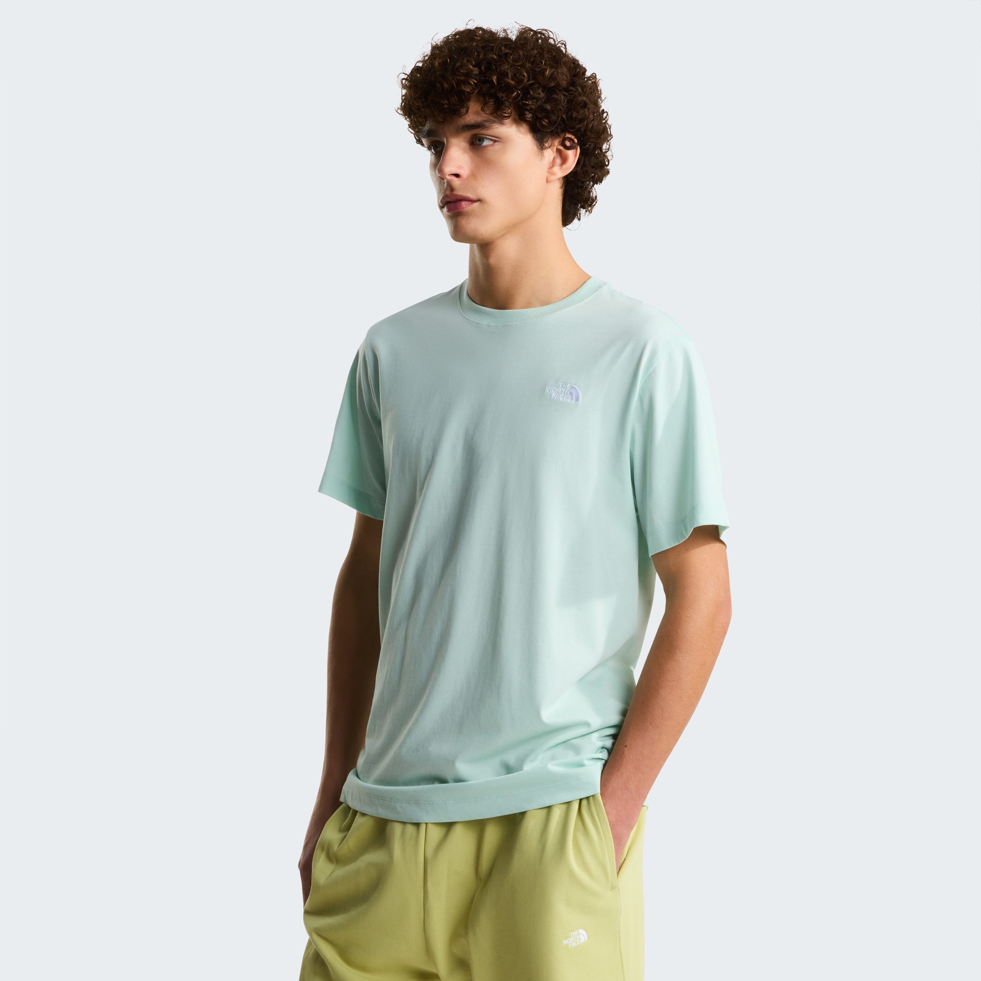 The North Face T-Shirt M EVOLUTION SIMPLE DOME REGULAR SHORT SL normale Passform, Kurzarm, für den Alltag, aus Poly-Baumwolle