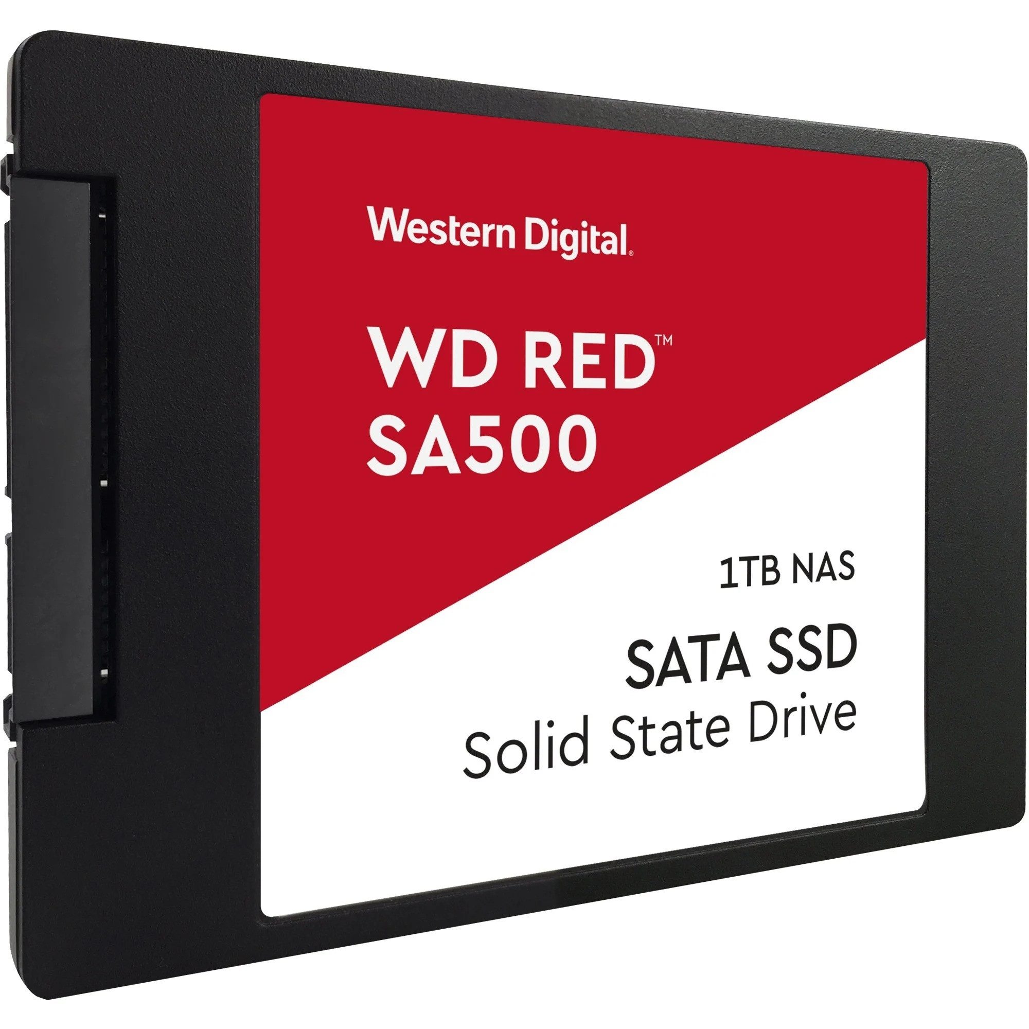 Western Digital WD Red SA500 2TB NAS SSD SATA 2.5 Zoll 2000GB interne SSD (2 TB) 2,5 Zoll" 560 MB/S Lesegeschwindigkeit, 530 MB/S Schreibgeschwindigkeit, NAS-optimiert, 3D NAND, 24/7-Betrieb, hohe Ausdauer