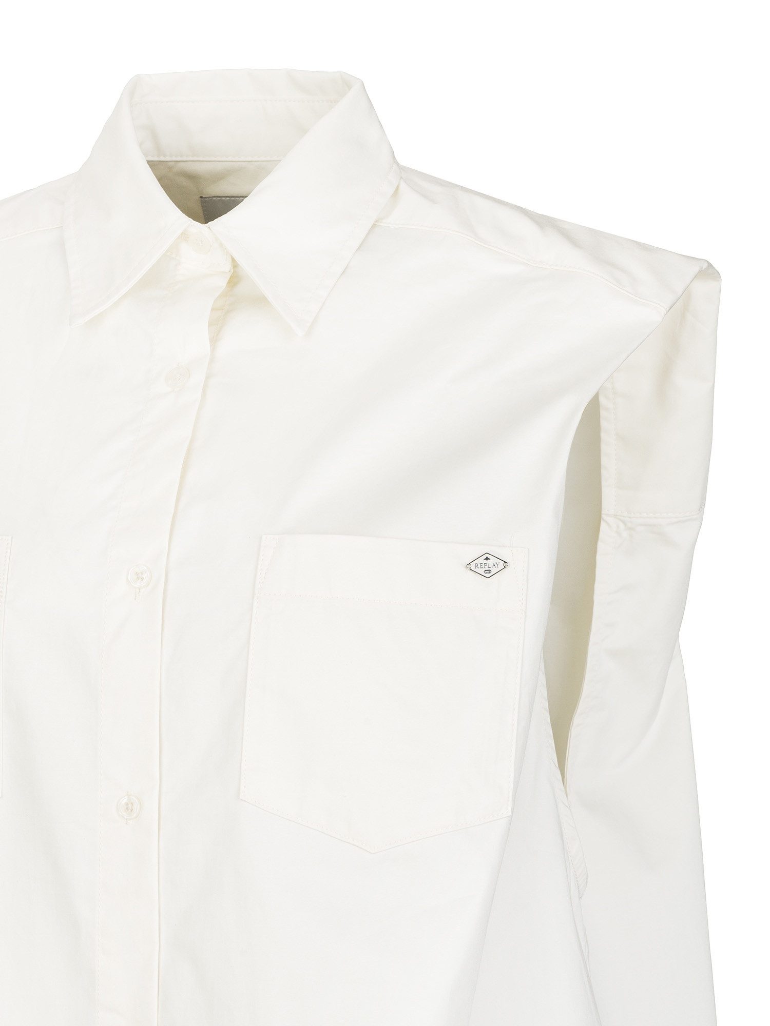 Replay Klassische Bluse COMPONENTE NATURALE