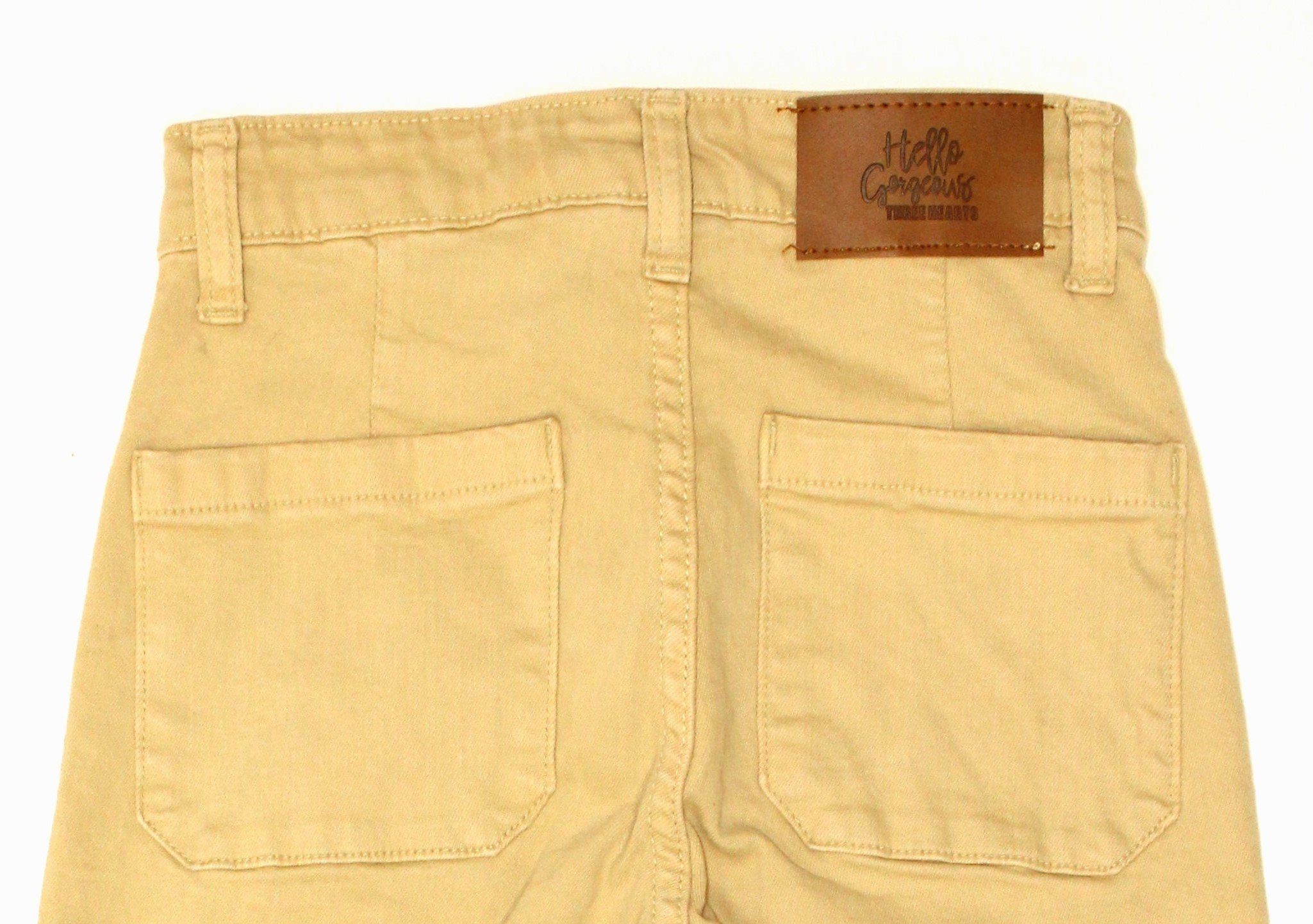 THREE OAKS Cargohose Mädchen Cargo Hose M330206 210 Beige (1-tlg)