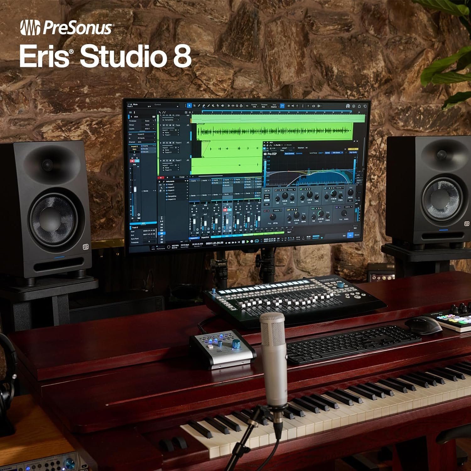 Presonus Presonus Eris Studio 8 Aktive Monitor-Box Lautsprecher PC-Lautsprecher (Aktive Monitor-Box, 140 W)