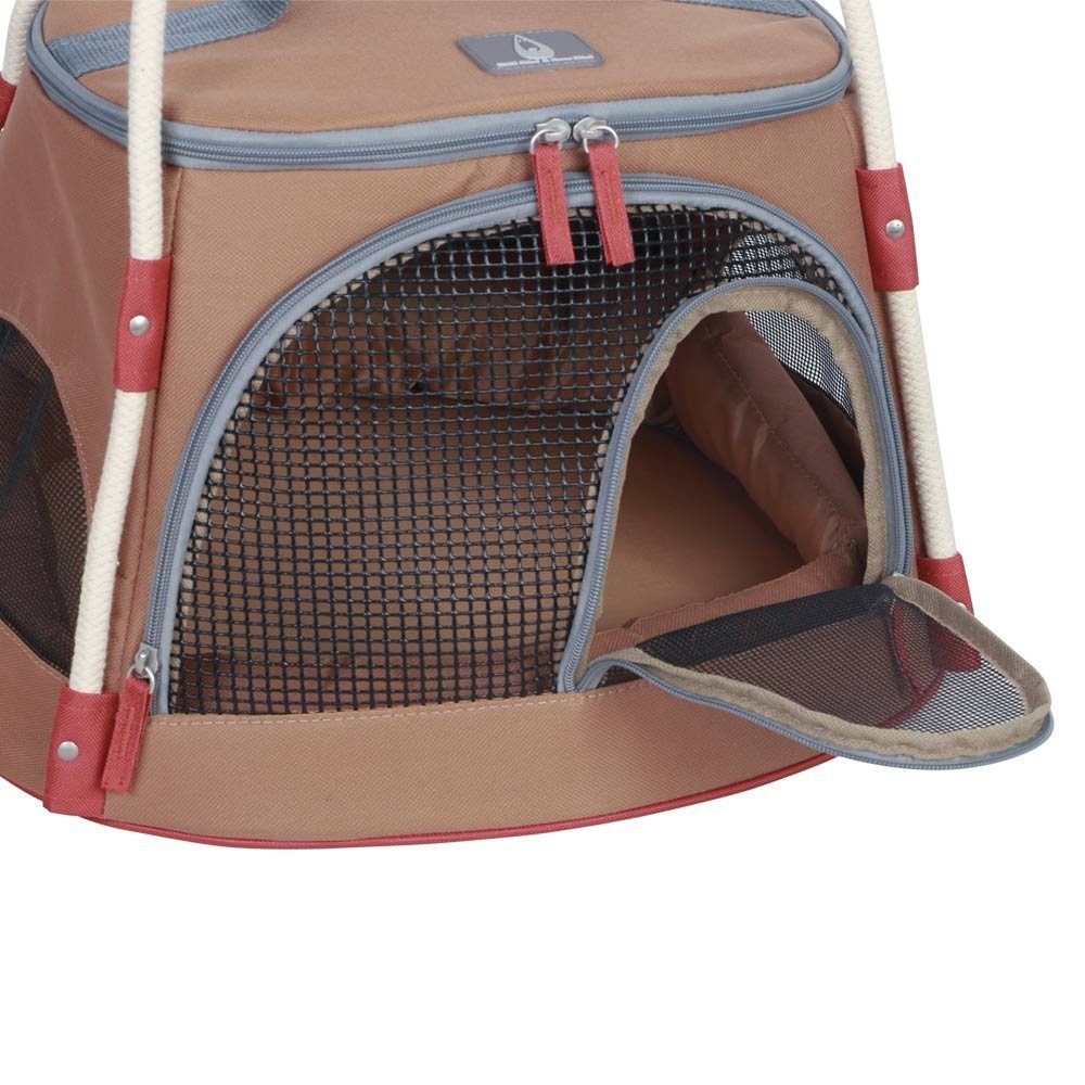 Nobby Tiertransporttasche Tasche 2 in 1 "ENOSHIMA", für Katzen und kleine Hunde bis 6 kg