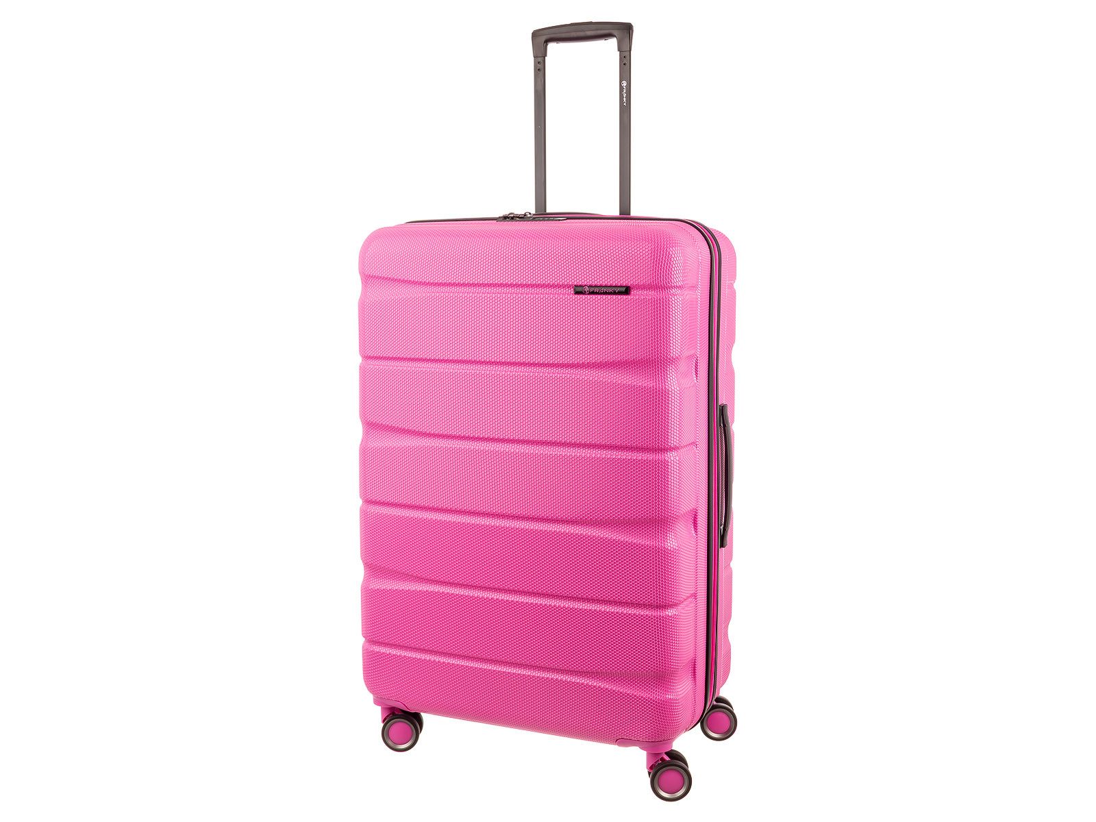 Franky Handgepäckkoffer ABS13 76er Trolley Hartschale, 4 Rollen, Dehnfalte