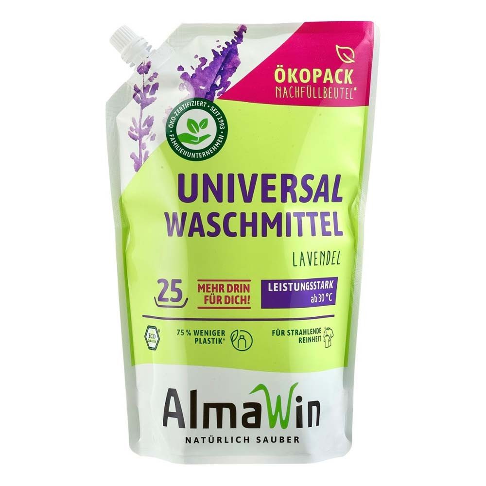 Almawin Waschmittel - flüssig Beutel 1,5L Vollwaschmittel