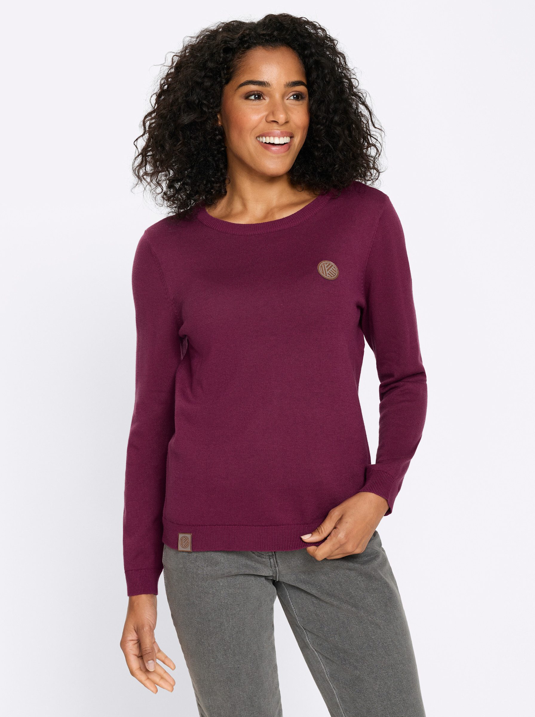 Strickpullover Langarm-Pullover Langarm Jersey