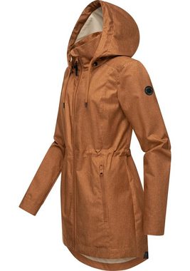 Ragwear Kurzmantel Dakkota II Wasserdichter Outdoormantel für die Übergangszeit