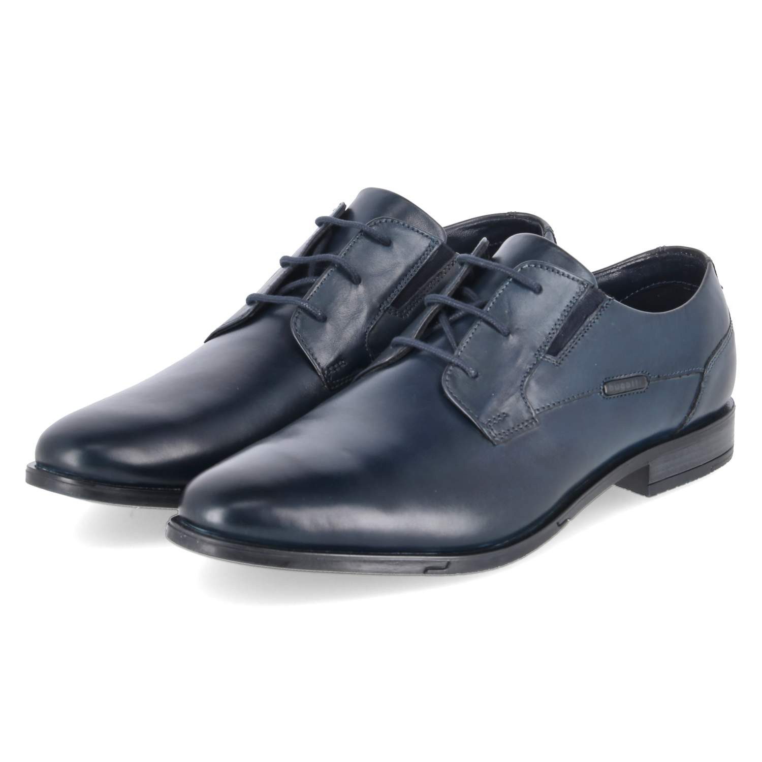 Bugatti 312AFY111100-4100 Herren Glattleder blue Schnürschuh