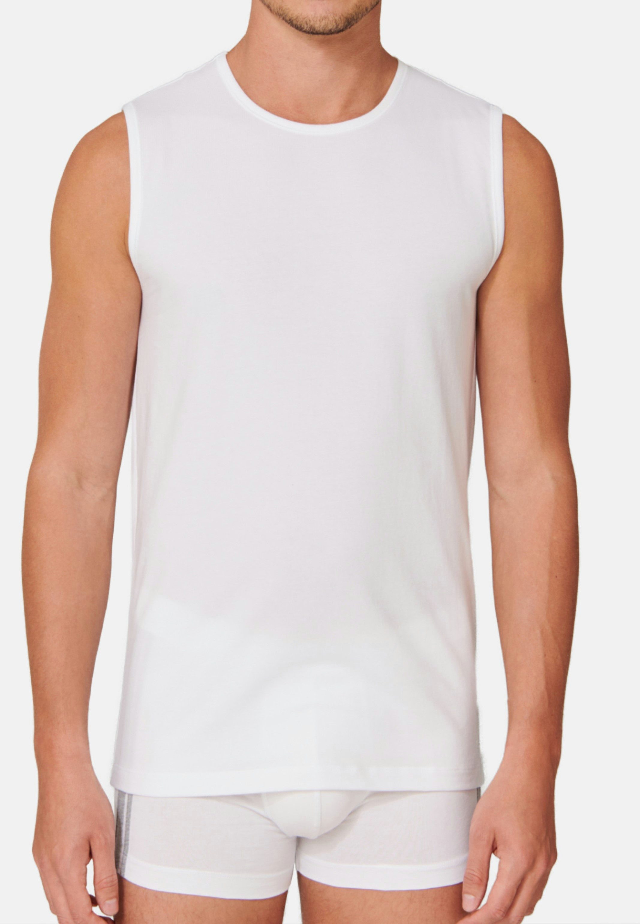 Schiesser Unterhemd 4er-Pack - 95/5 - Organic Cotton (Spar-Set) Unterhemd / günstig online kaufen