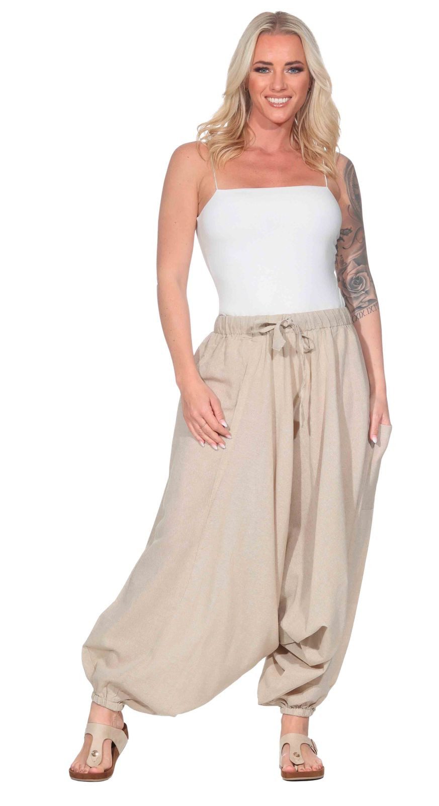 KUNST UND MAGIE Haremshose KUNST UND MAGIE Orientalische Haremshose one size in vielen Farben