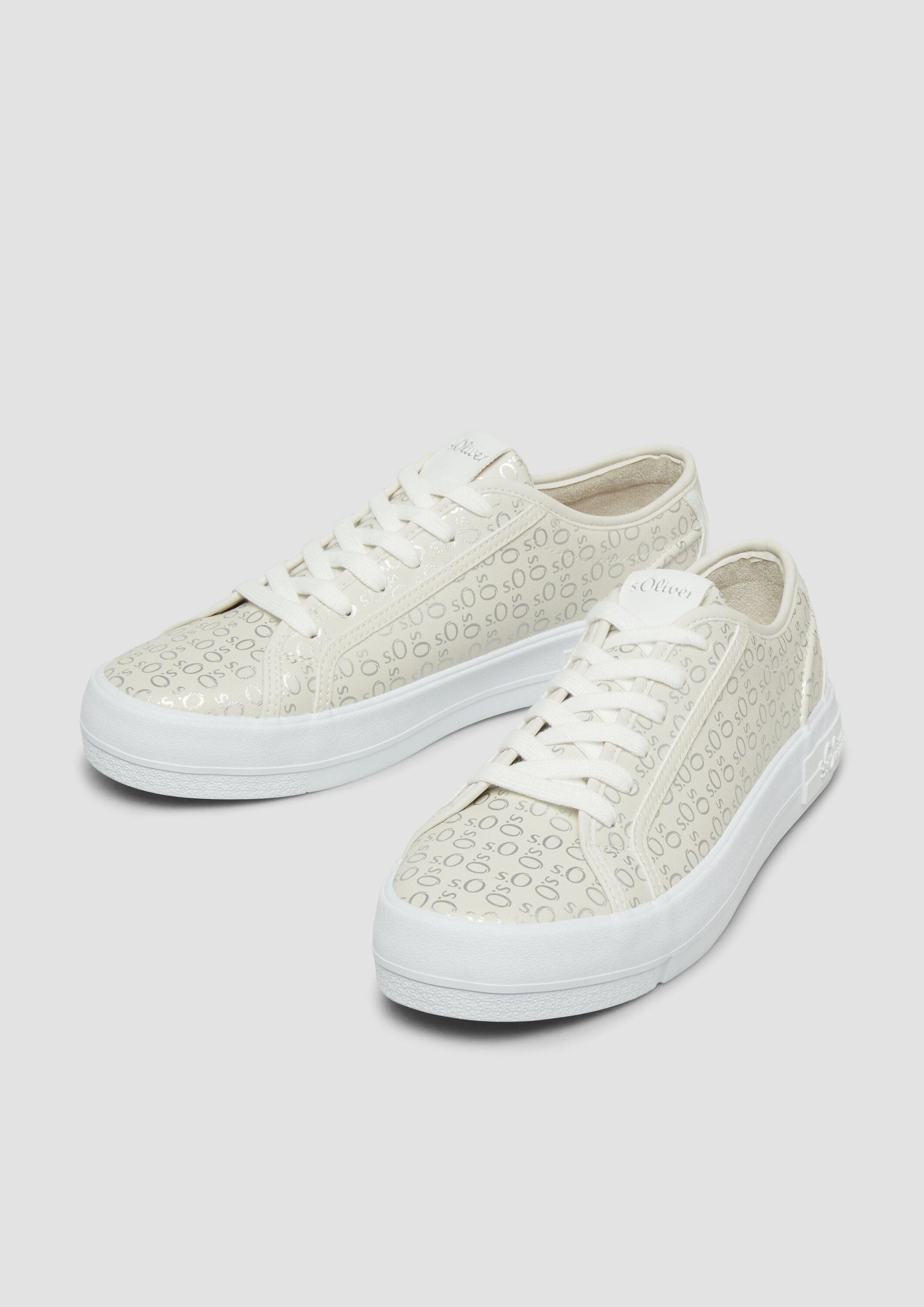 s.Oliver Sneakers Sneaker Sneaker mit Allover-Print
