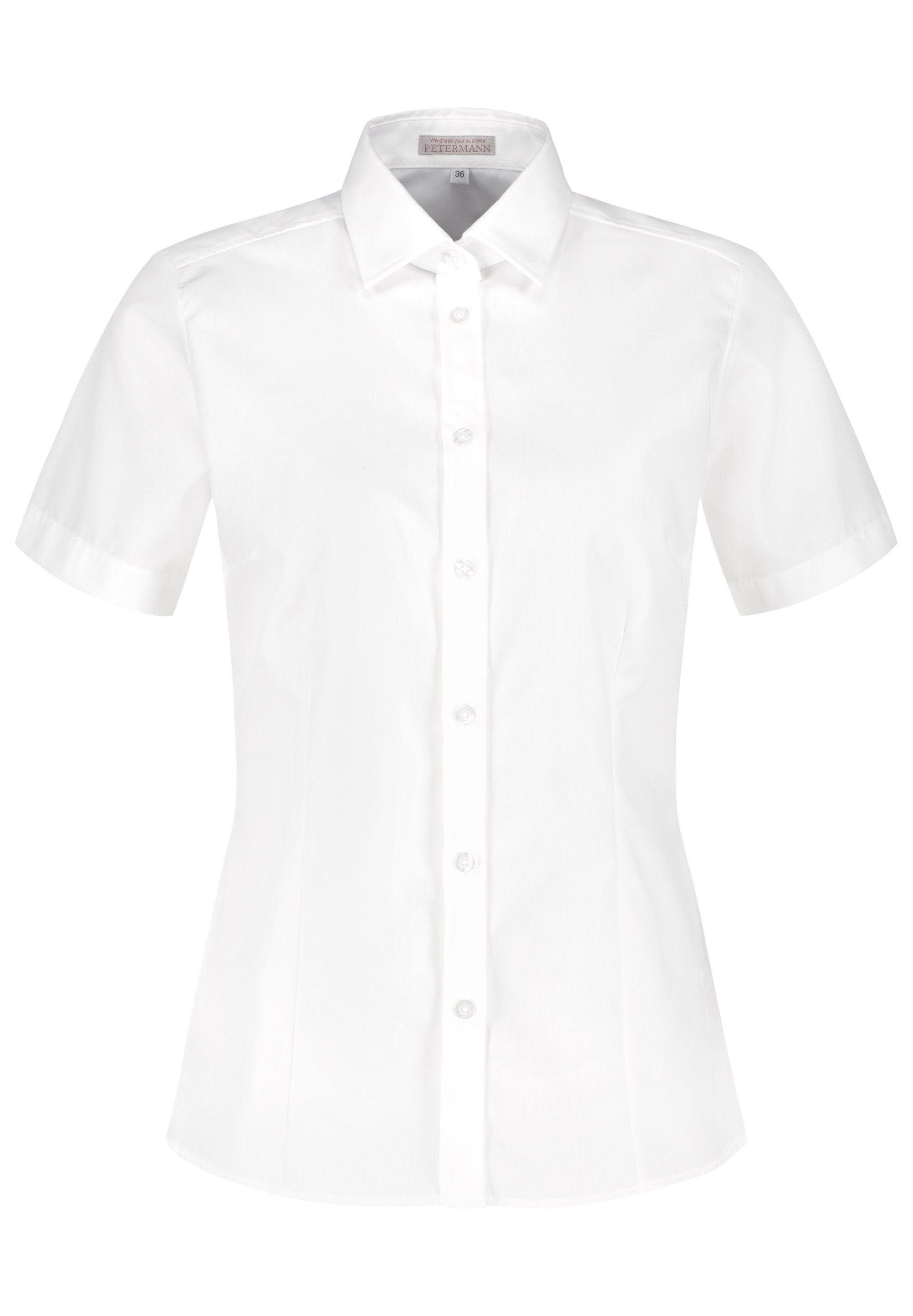 Sofia moderner Fit-Passform Slim Petermann Flanellbluse in