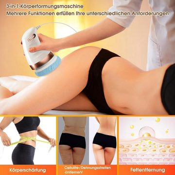 Gontence Massagegerät Anti Cellulite Massagegerät,Lipödem Massagegerät Mit 3 Waschbare Pads, 1-tlg.