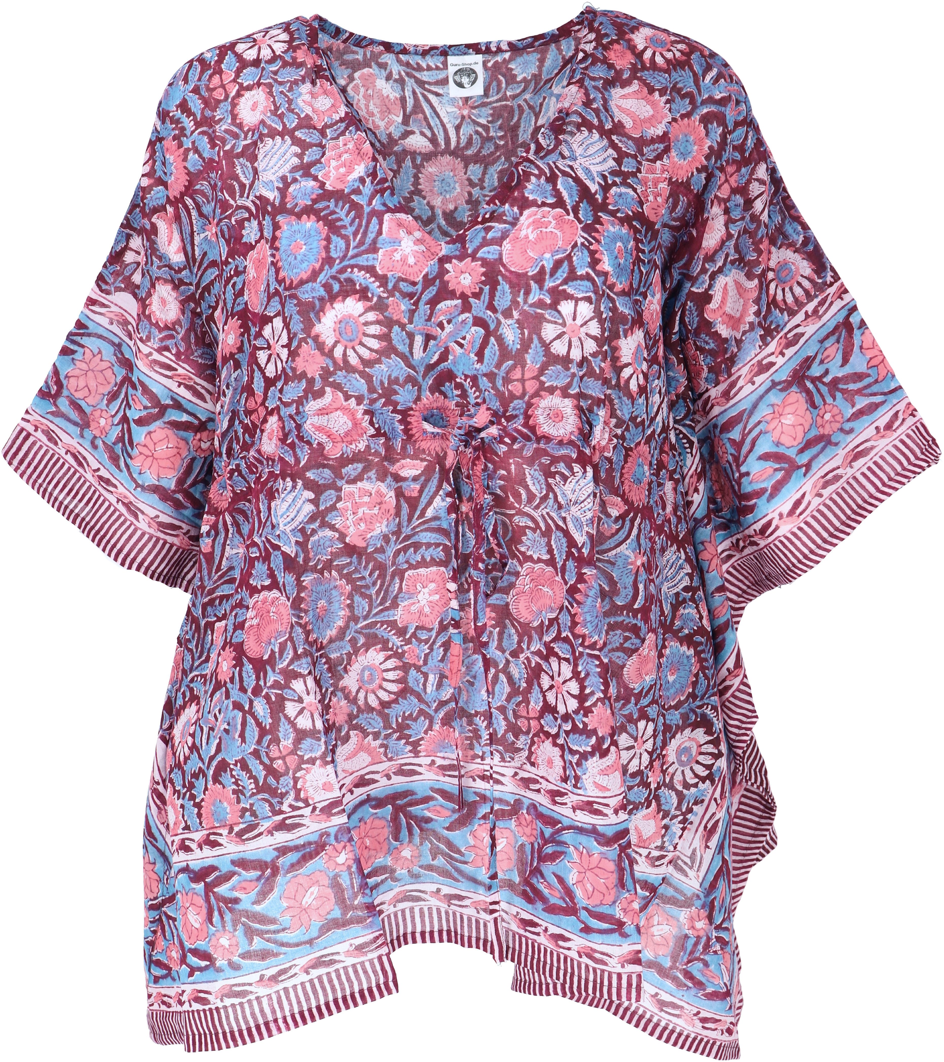 Guru-Shop Longbluse Hippie Poncho, Kaftan, Tunika, günstig online kaufen