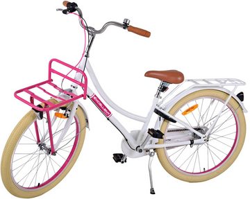 Volare Kinderfahrrad Kinderfahrrad Excellent Fahrrad für Mädchen 24 Zoll Kinderrad in Weiß