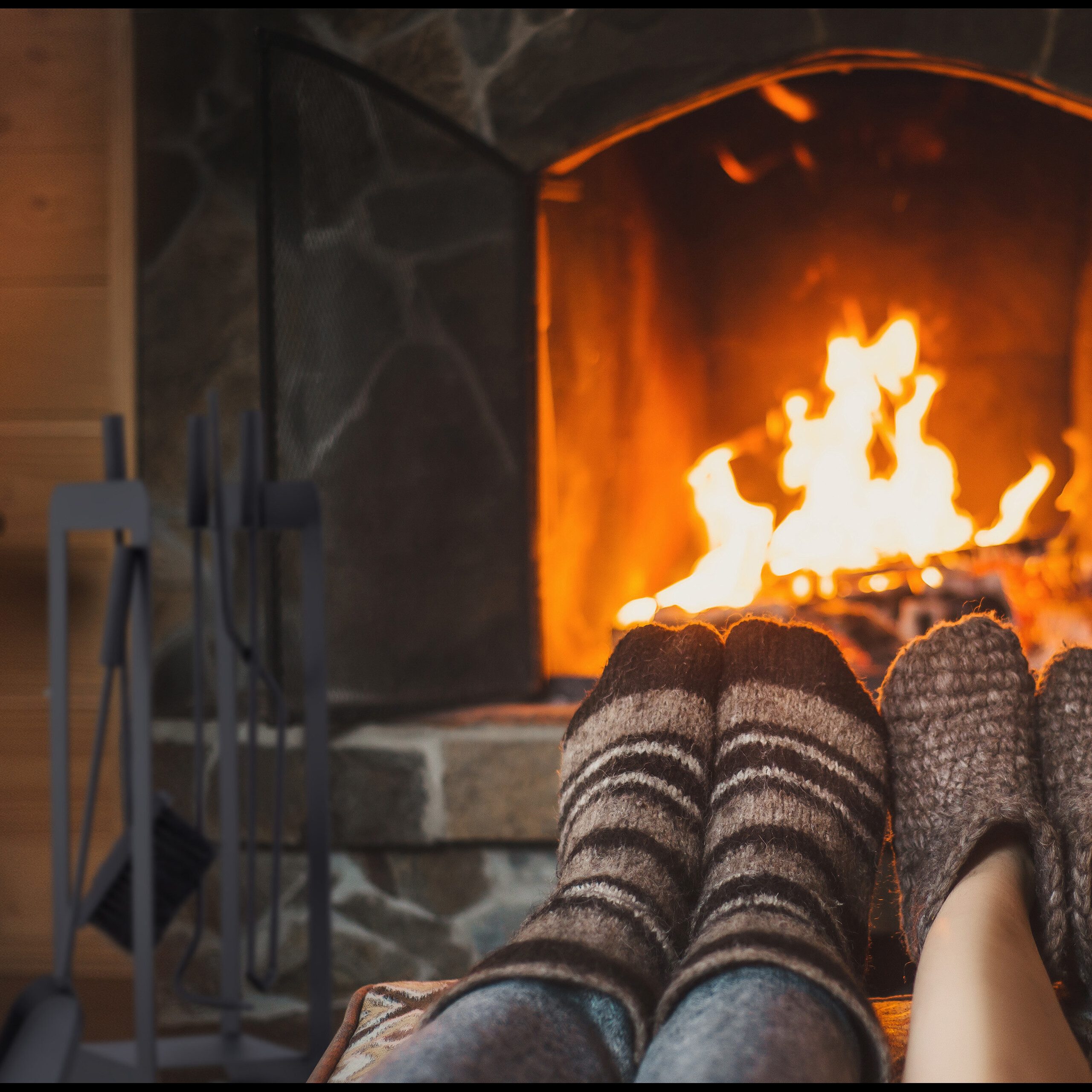 relaxdays Kamingarnitur 5-teiliges Kaminbesteck in Schwarz