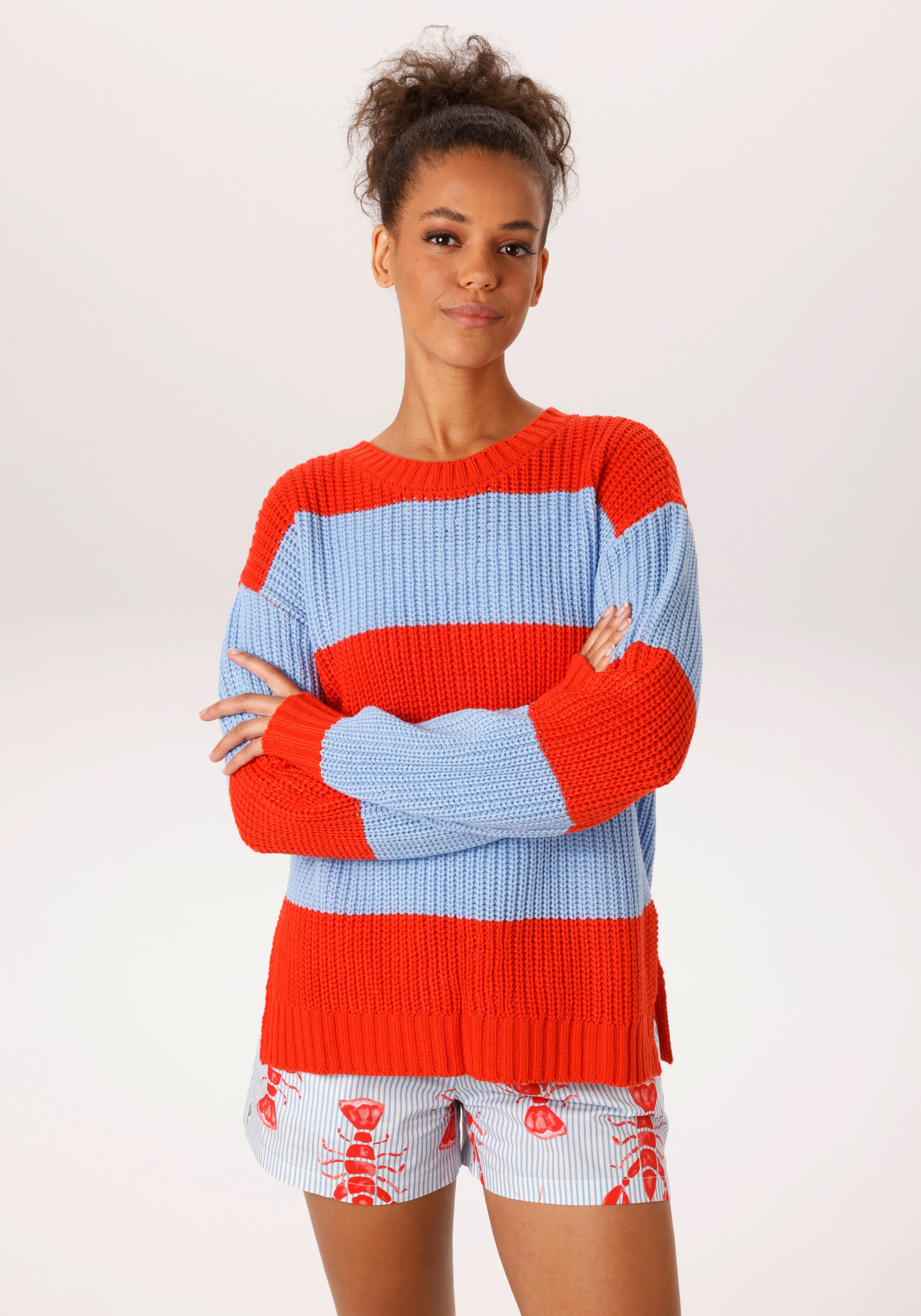 Aniston CASUAL Strickpullover im Colorblocking mit breiten Streifen - NEUE KOLLEKTION. € 39,99, (€ 39,99 pro 1 Stk).