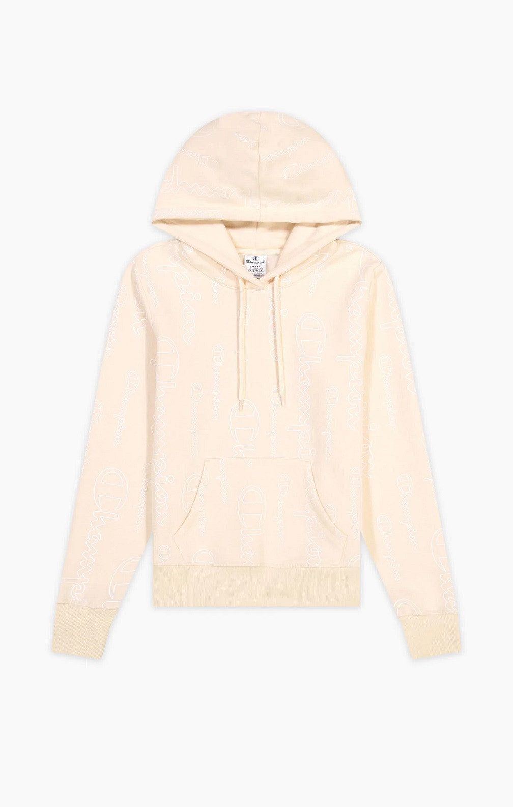 Champion Kapuzenpullover (Hoodie) American Classic Graphic Logo Schriftzug gelb Damen