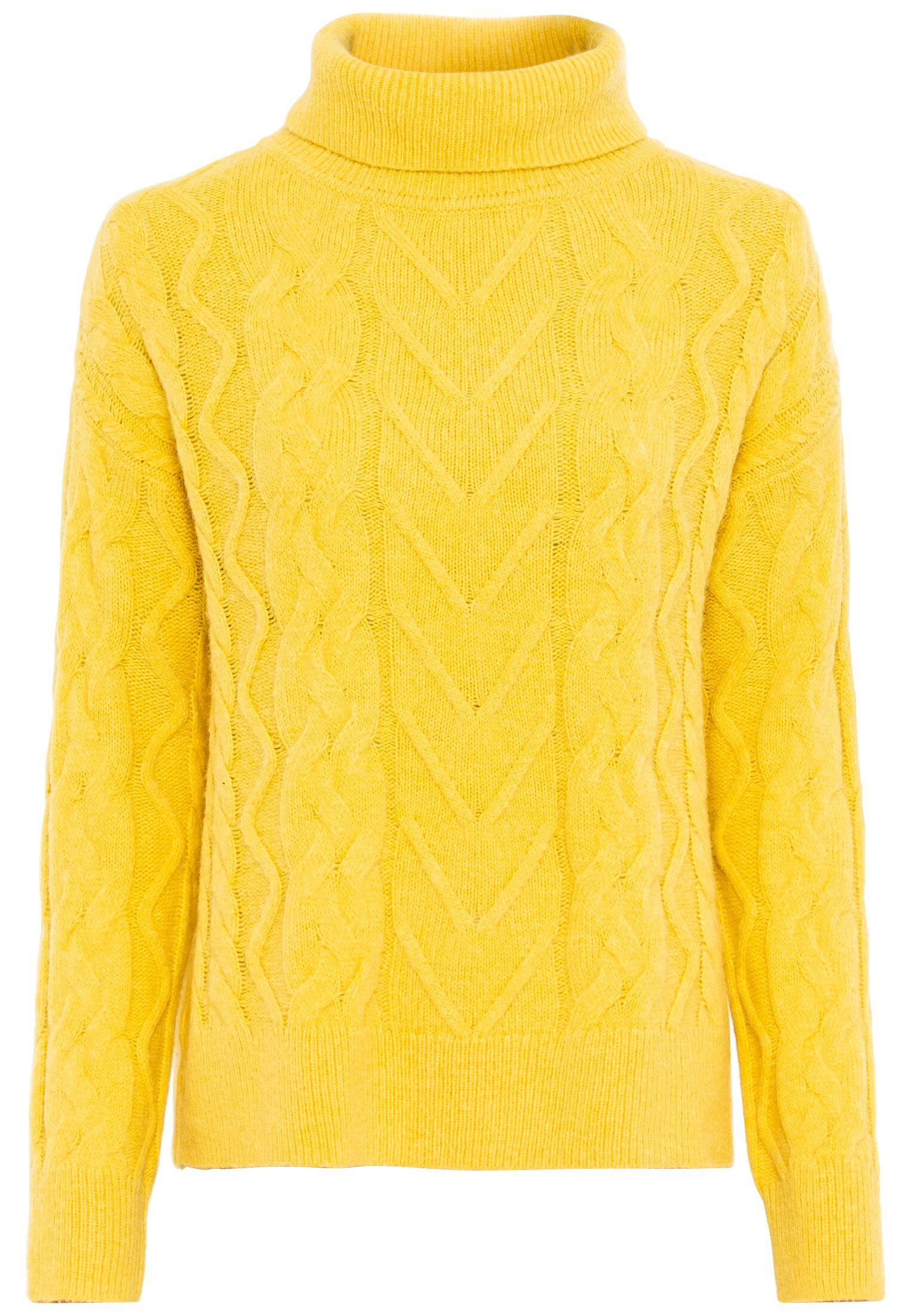 Strickpullover Strickpullover mit Rollkragen