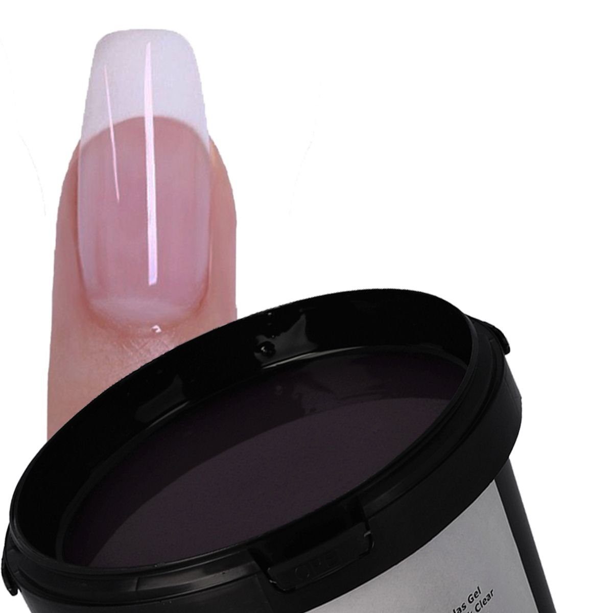 ml UV Rosé-Klar Garden 1000 Nagellack Sun Fiberglas Nails Gel