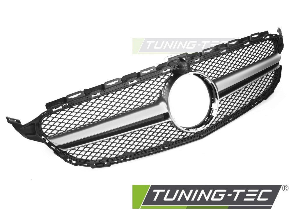 LLCTOOLS Frontstoßstange Sportgrill passend für Mercedes W205/S205/C205/A205 Vorfacelift