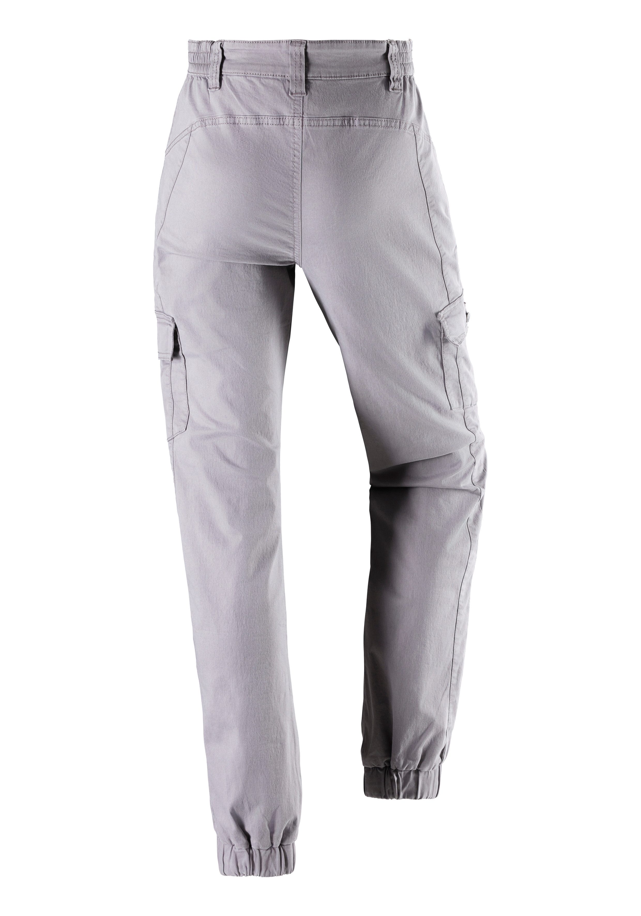 Vivance Active by Lascana Trekkinghose Cargo Jeans Optik Baumwollmix mit Cargo Taschen