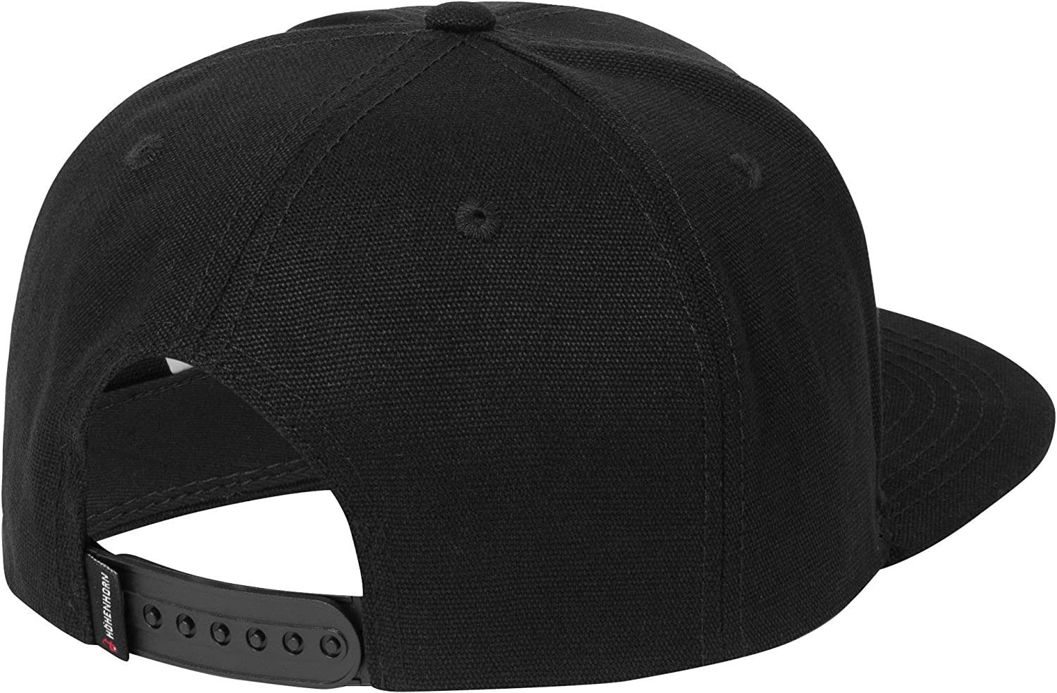 Schwarz Cap Snapback Basecap Damen Herren Unisex Kappe Woven Mütze Netz ohne Baseball Baseball Höhenhorn Cap