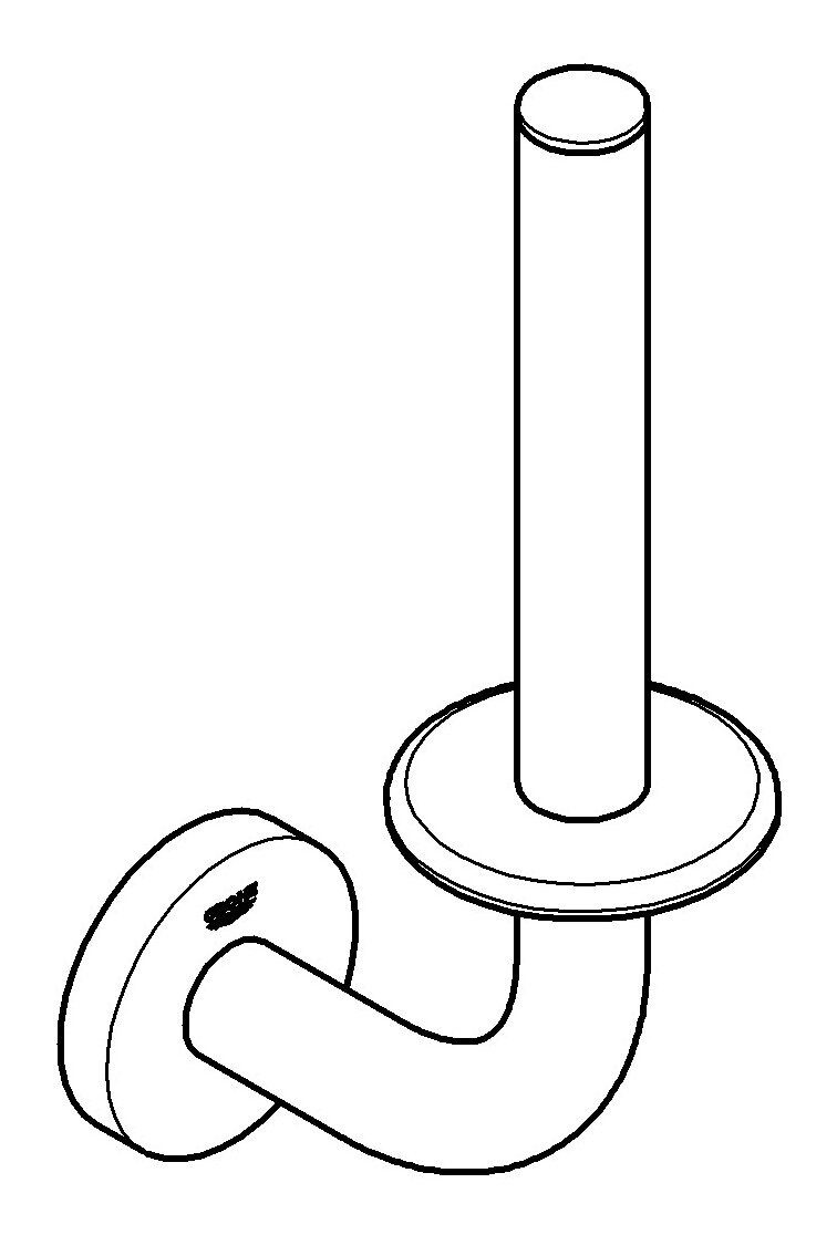 Grohe Toilettenpapierhalter Essentials, Reservepapierhalter