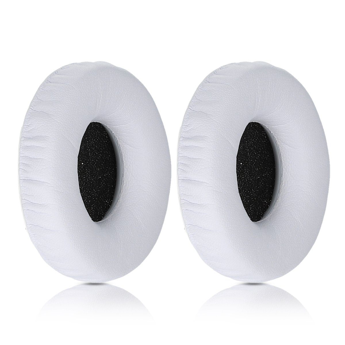 kwmobile 2x Ohr Polster für Sennheiser HD25 / HD25-1 II / HD250BT Ohrpolster (Ohrpolster Kopfhörer - Kunstleder Polster für Over Ear Headphones)