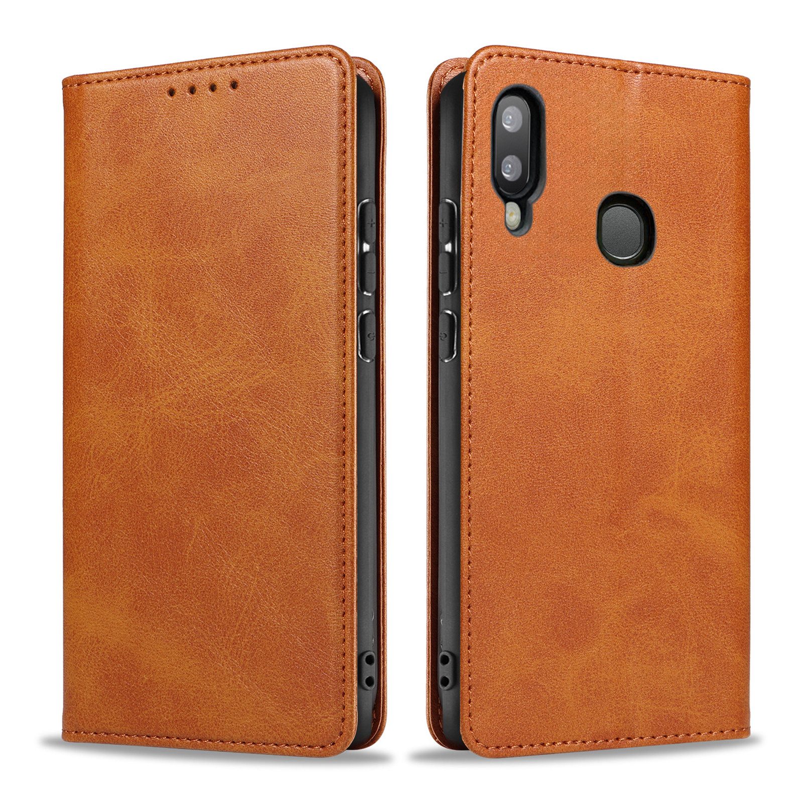 Tec-Expert Handyhülle Tasche Hülle für Samsung Galaxy A20e 5.8 Zoll, 5.8", Cover Klapphülle Case mit Kartenfach Fliphülle aufstellbar